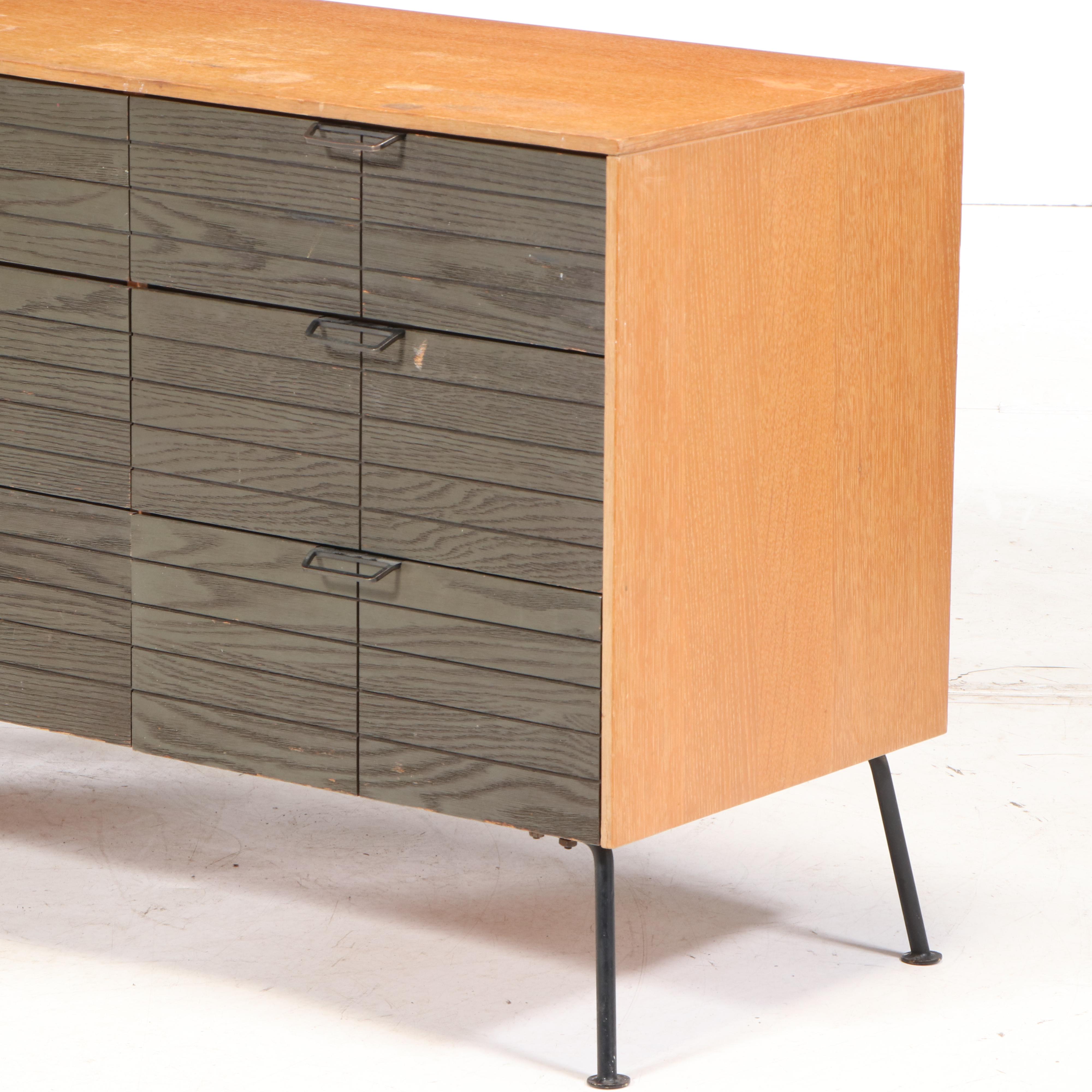 Raymond Loewy for Mengel Mid Century Modern Oak and Blonde Wood Dresser