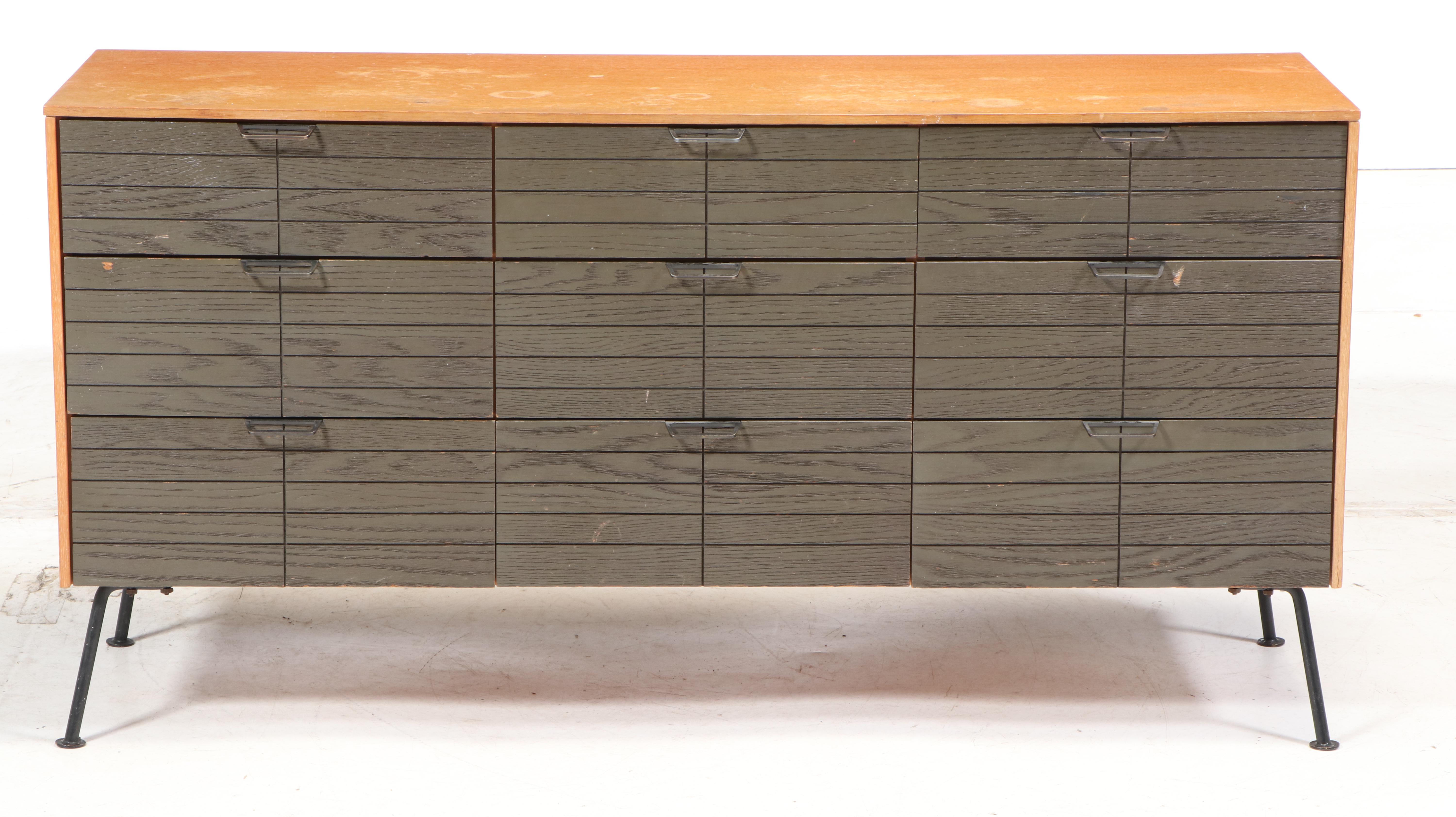 Raymond Loewy for Mengel Mid Century Modern Oak and Blonde Wood Dresser