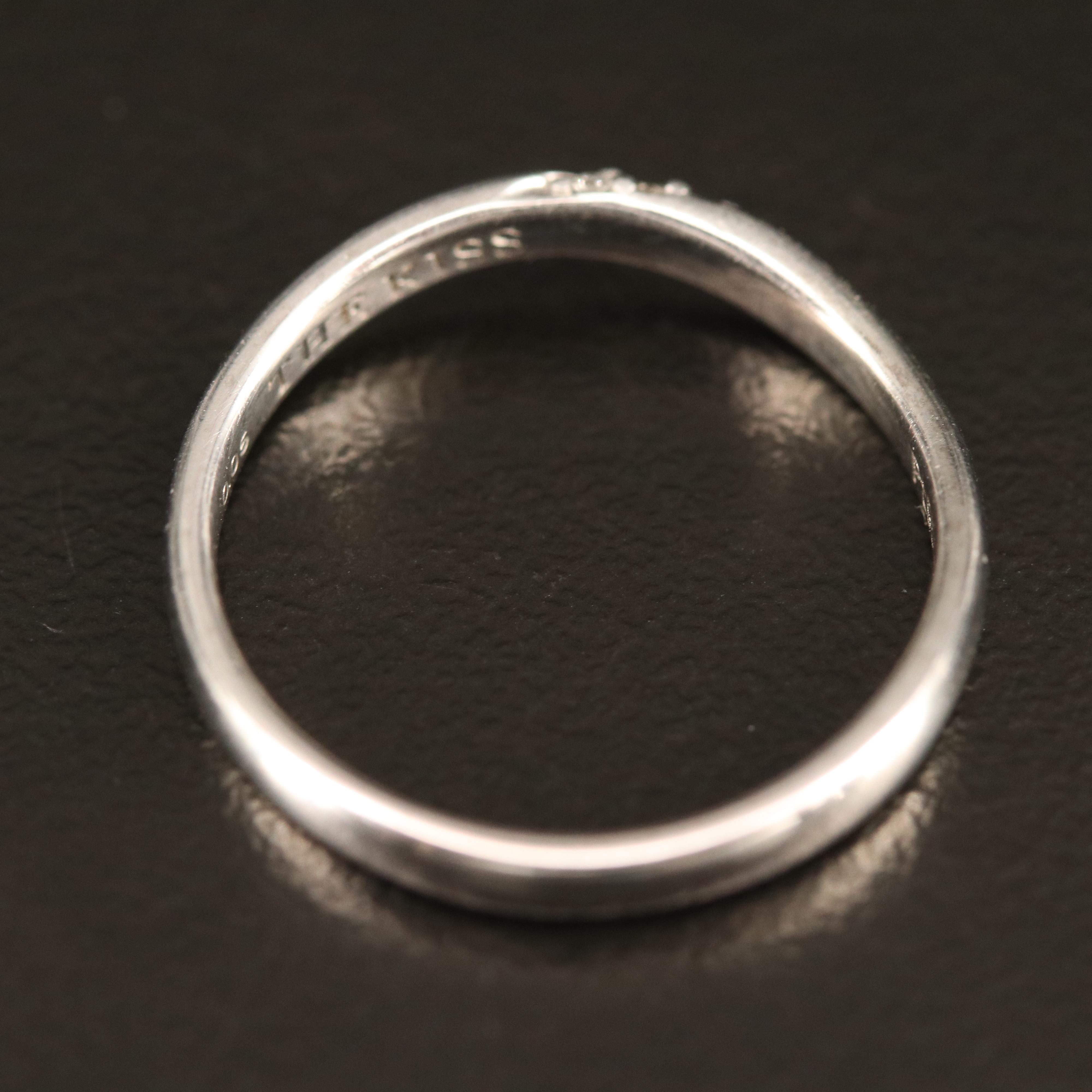 Disney "The Kiss" Platinum Diamond Ring