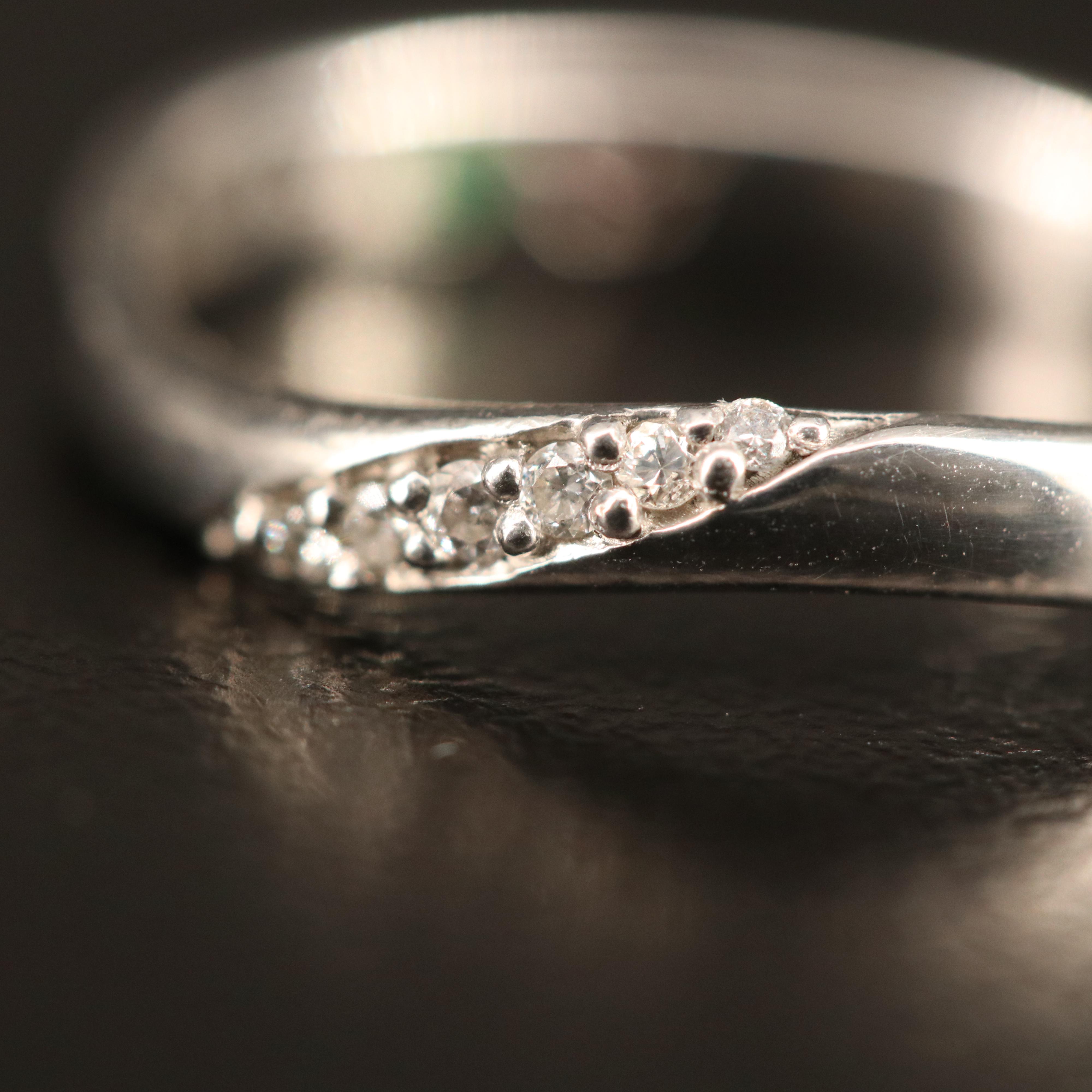 Disney "The Kiss" Platinum Diamond Ring