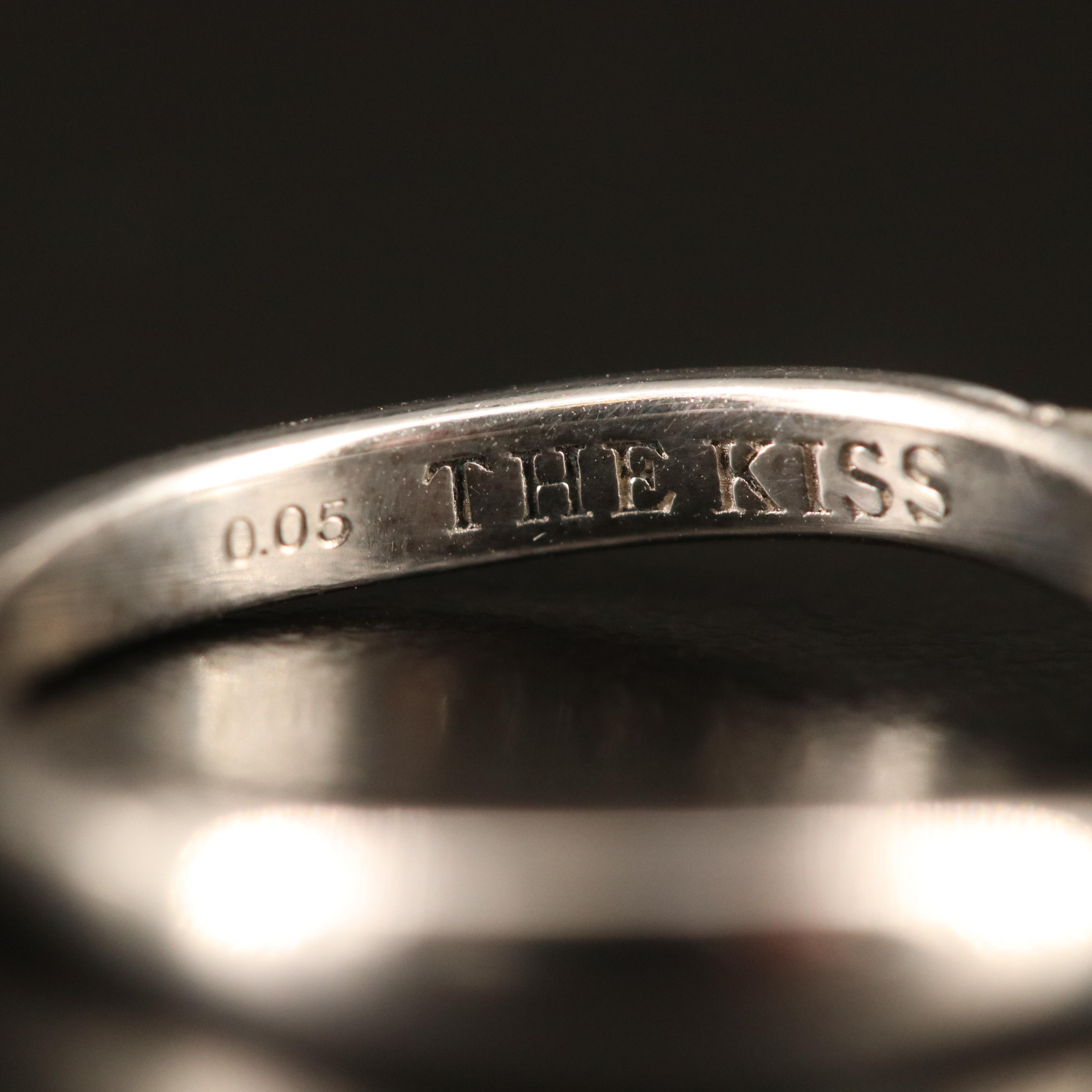 Disney "The Kiss" Platinum Diamond Ring