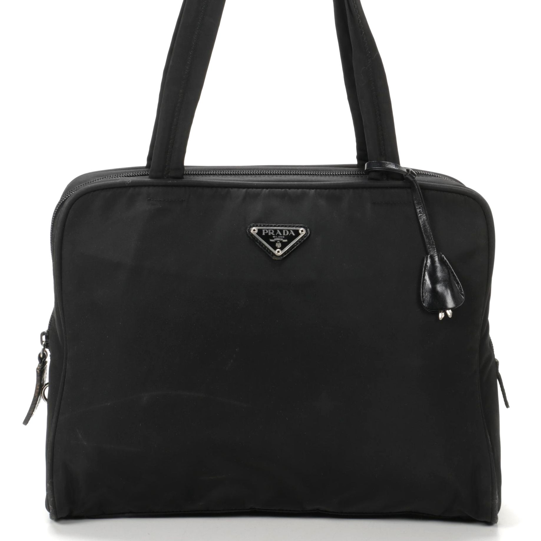 Prada Shoulder Bag in Black Tessuto Nylon