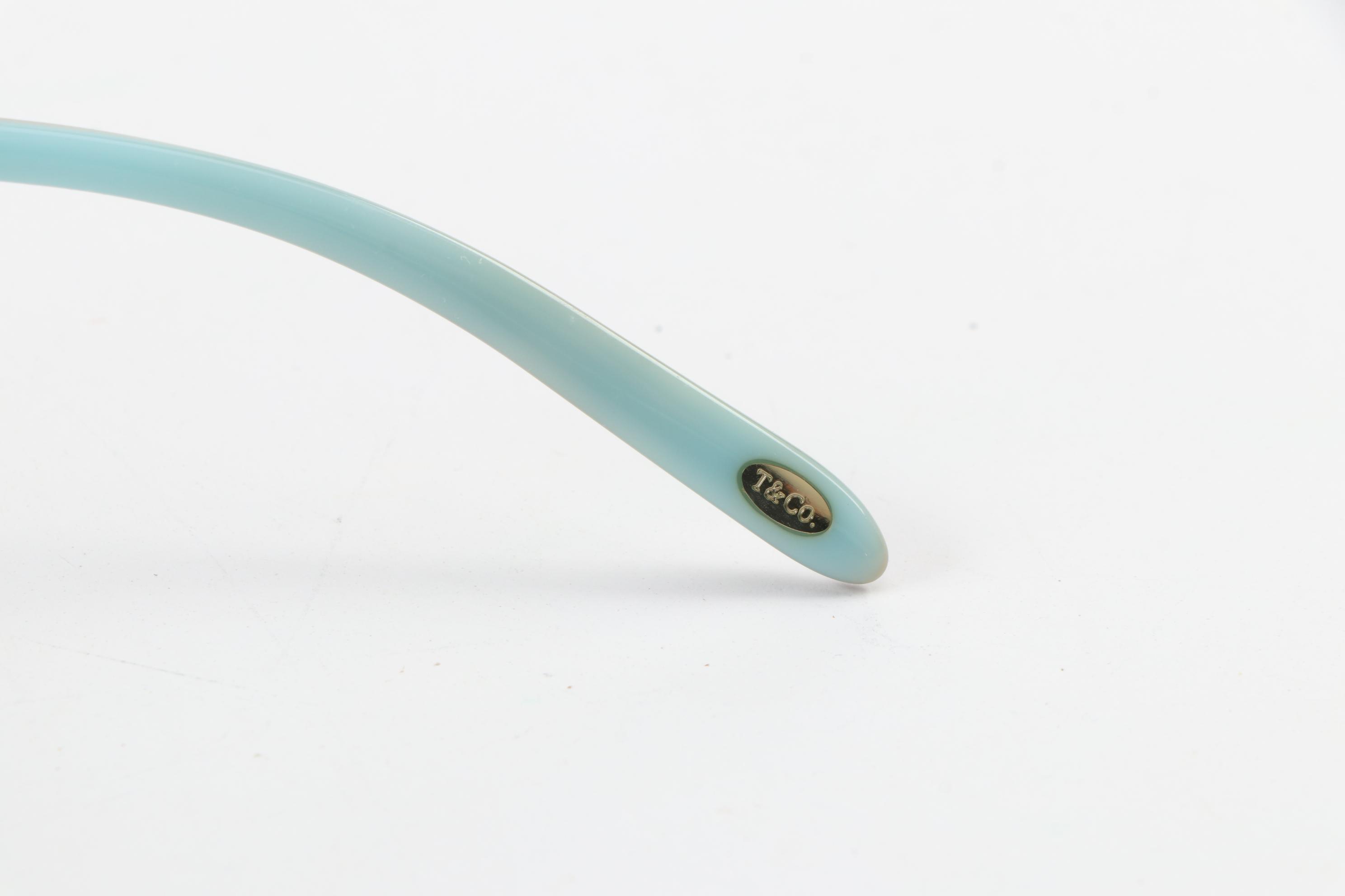 Tiffany & Co. "TF 4098-B" Tortoise and Butterfly Rhinestone Sunglasses