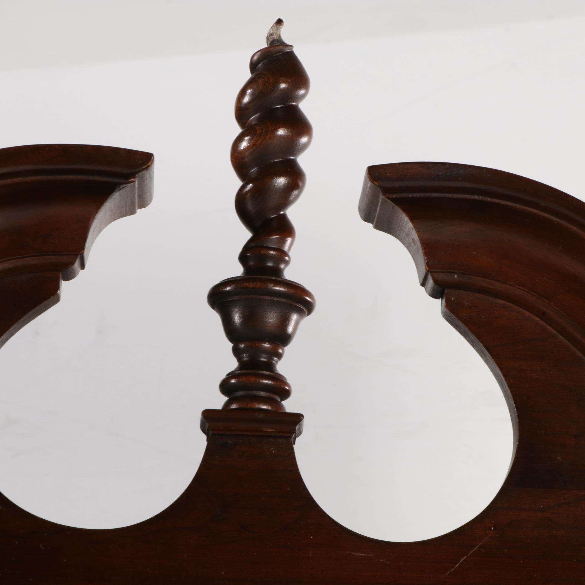 Ethan Allen Queen Anne Style Cherrywood Highboy, Late 20th Century