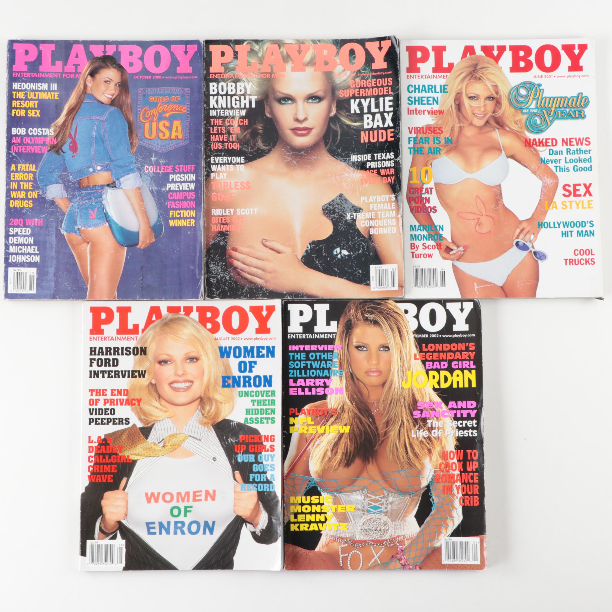 "Playboy" Magazines Including Kylie Bax, Pam Anderson and More