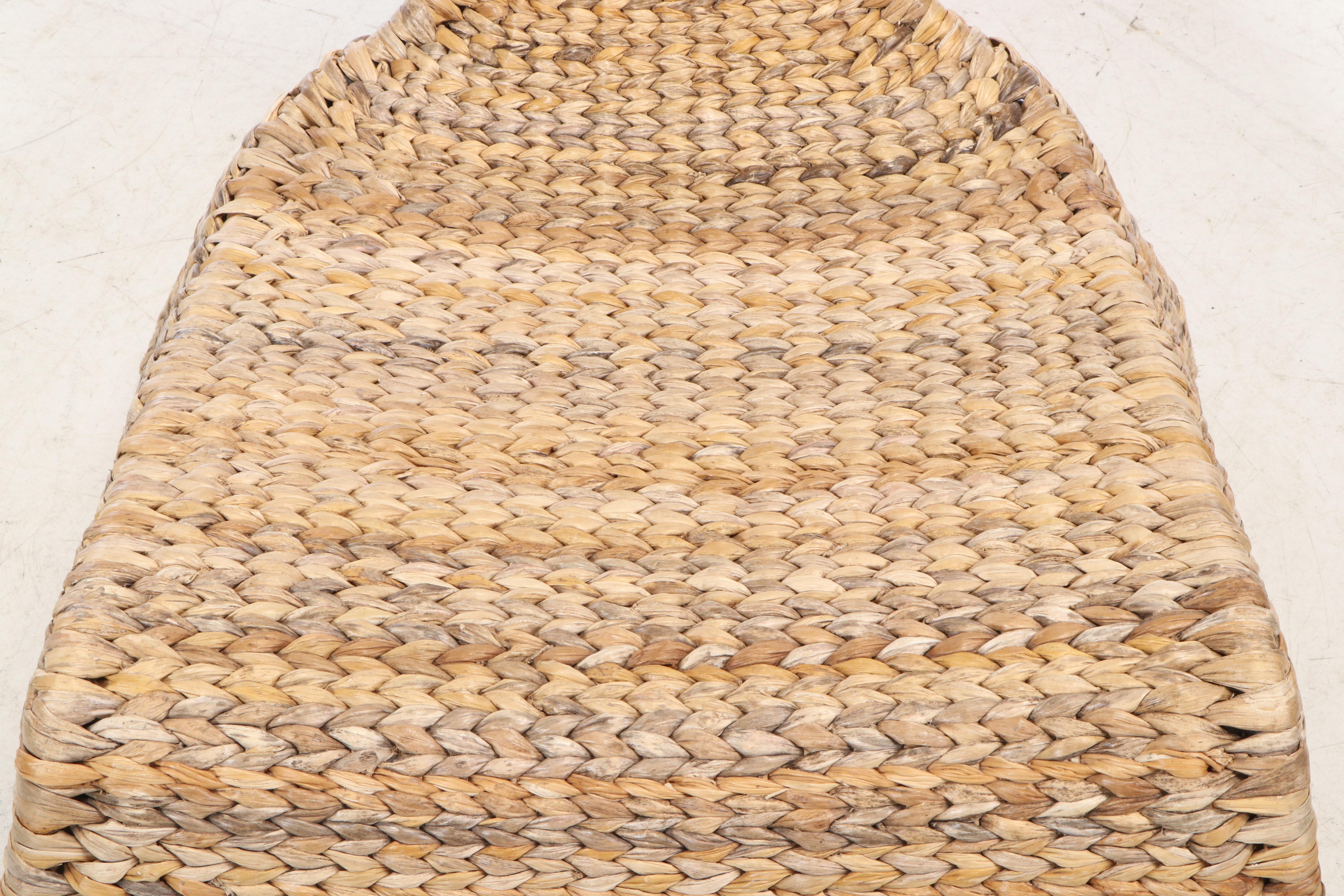 Maria Vinka for IKEA "PS GULLHOLMEN" Woven Banana Leaf and Steel Rocker