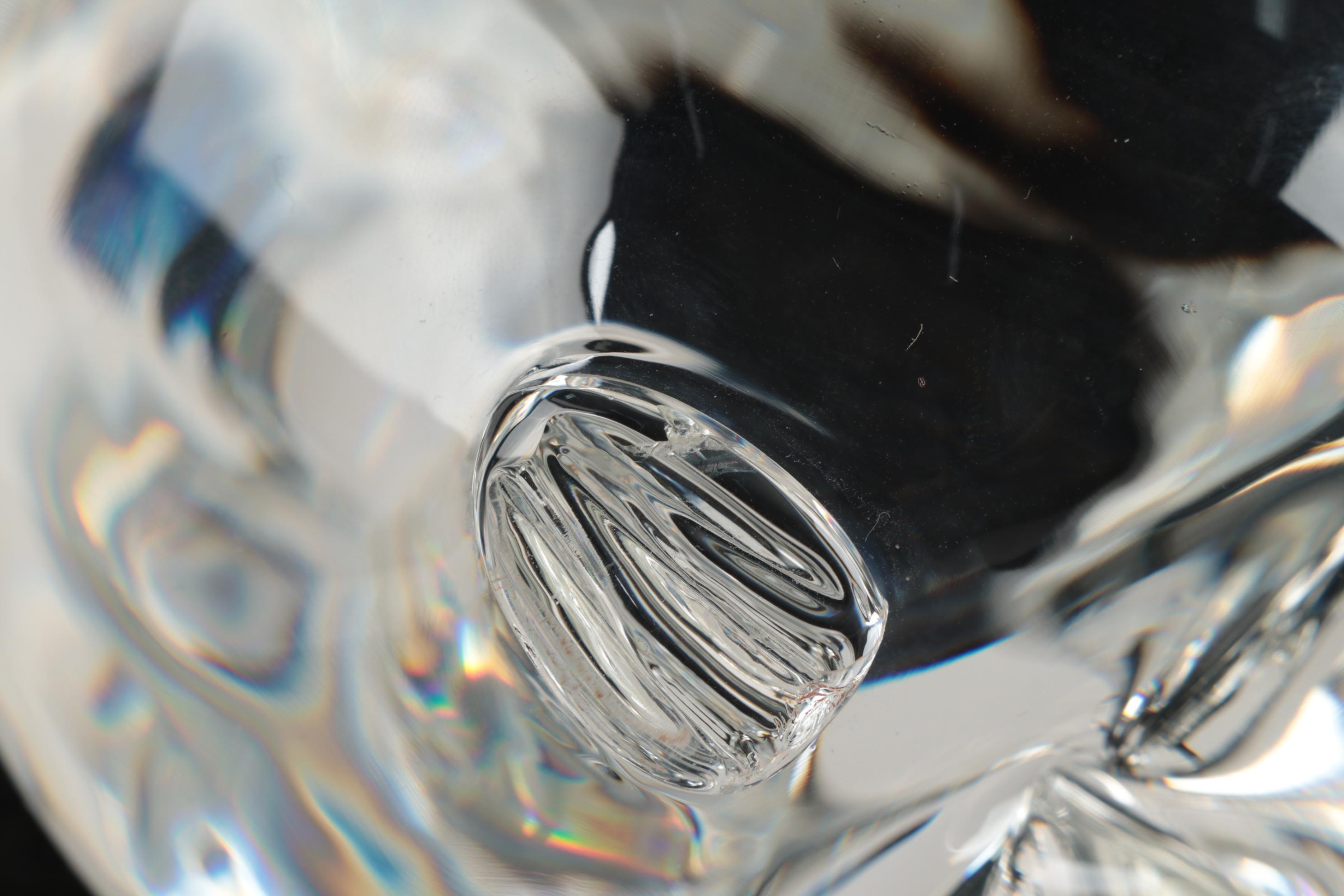 Steuben "Great Hippo" Art Glass Figurine Designed by George Thompson