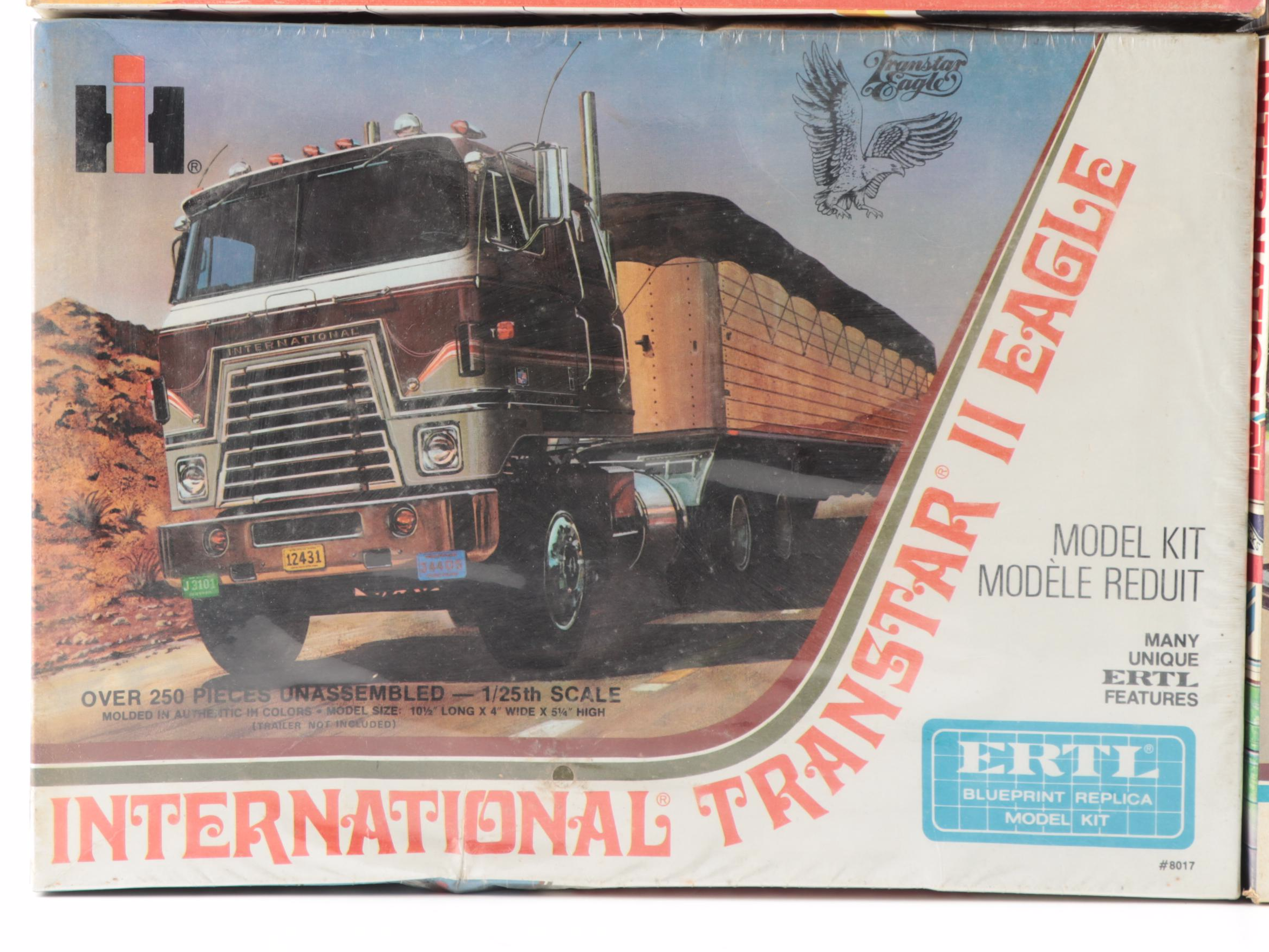 Ertl Mack DM 800 and International Truck Model Kits