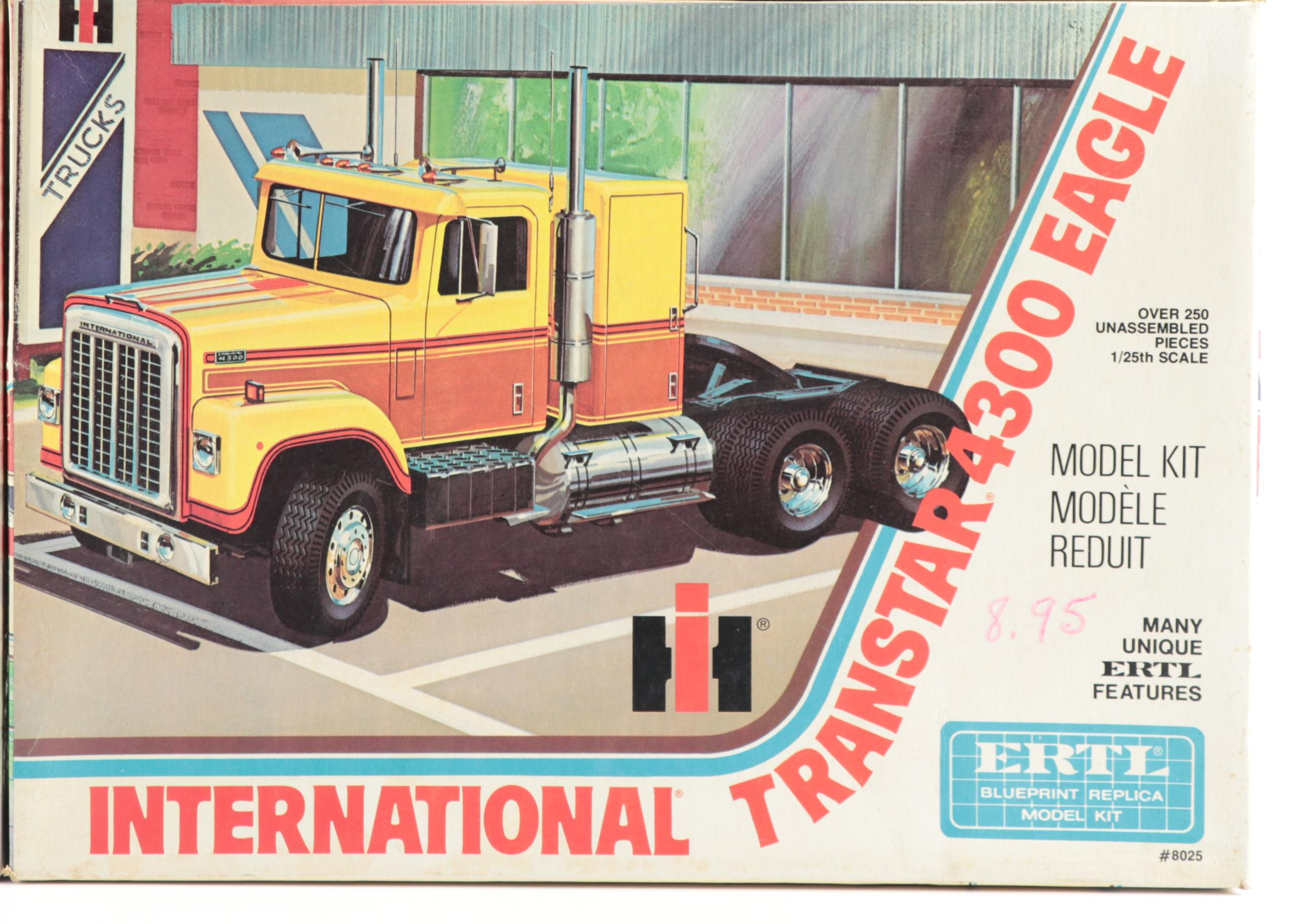 Ertl Mack DM 800 and International Truck Model Kits