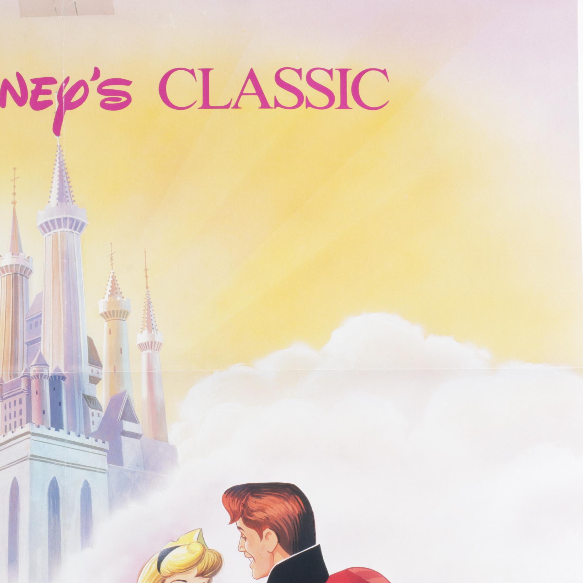 Disney's "Sleeping Beauty" Rerelease One Sheet Movie Poster