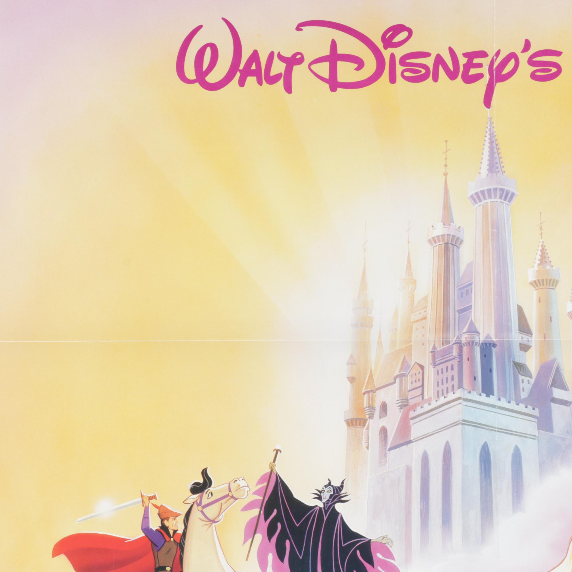 Disney's "Sleeping Beauty" Rerelease One Sheet Movie Poster