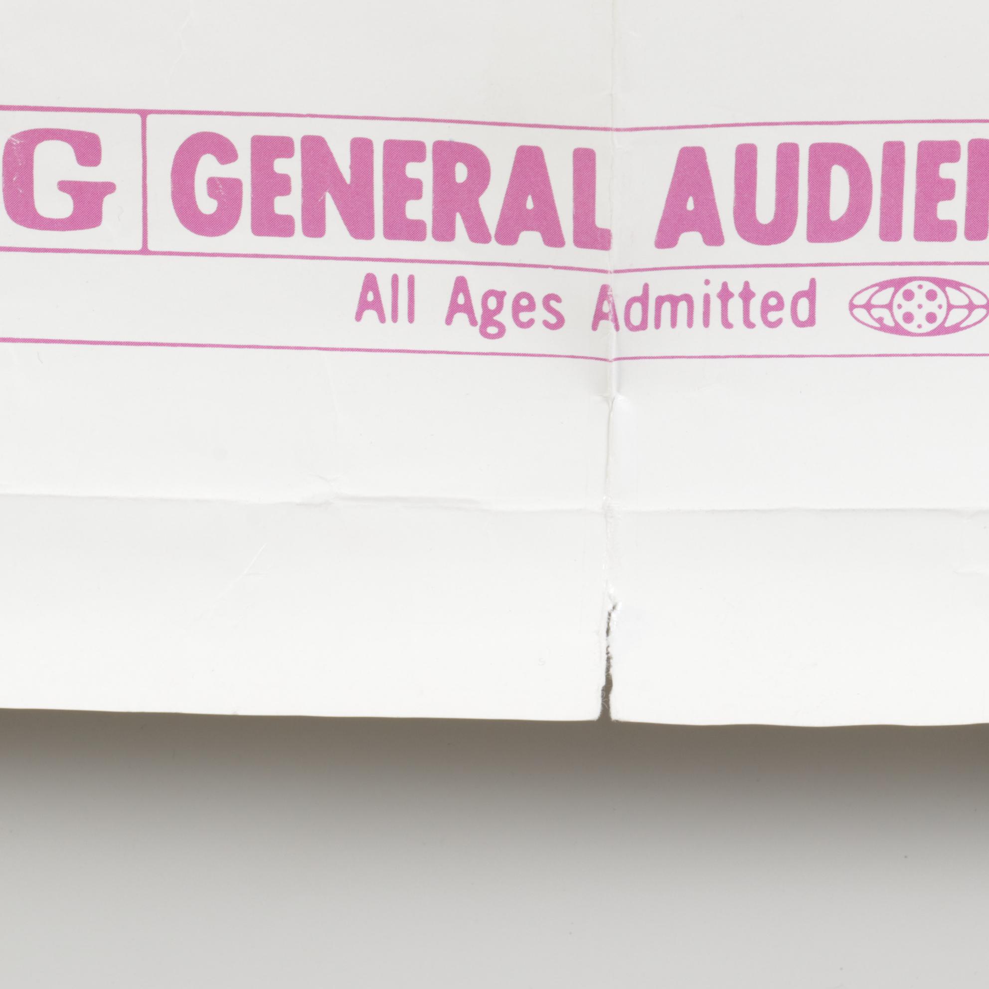 Disney's "Sleeping Beauty" Rerelease One Sheet Movie Poster