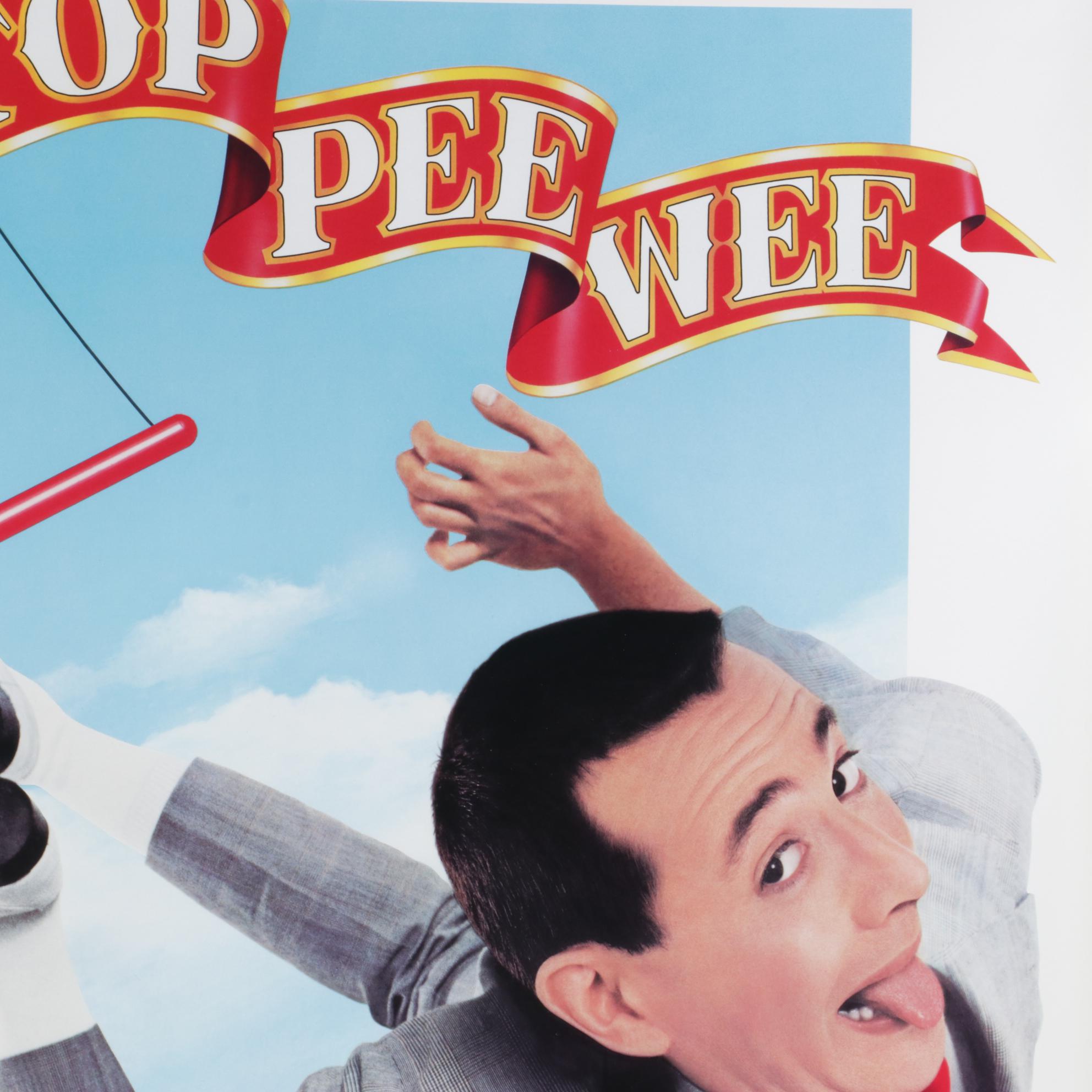 "Big Top Pee-wee" One Sheet Movie Poster, 1988