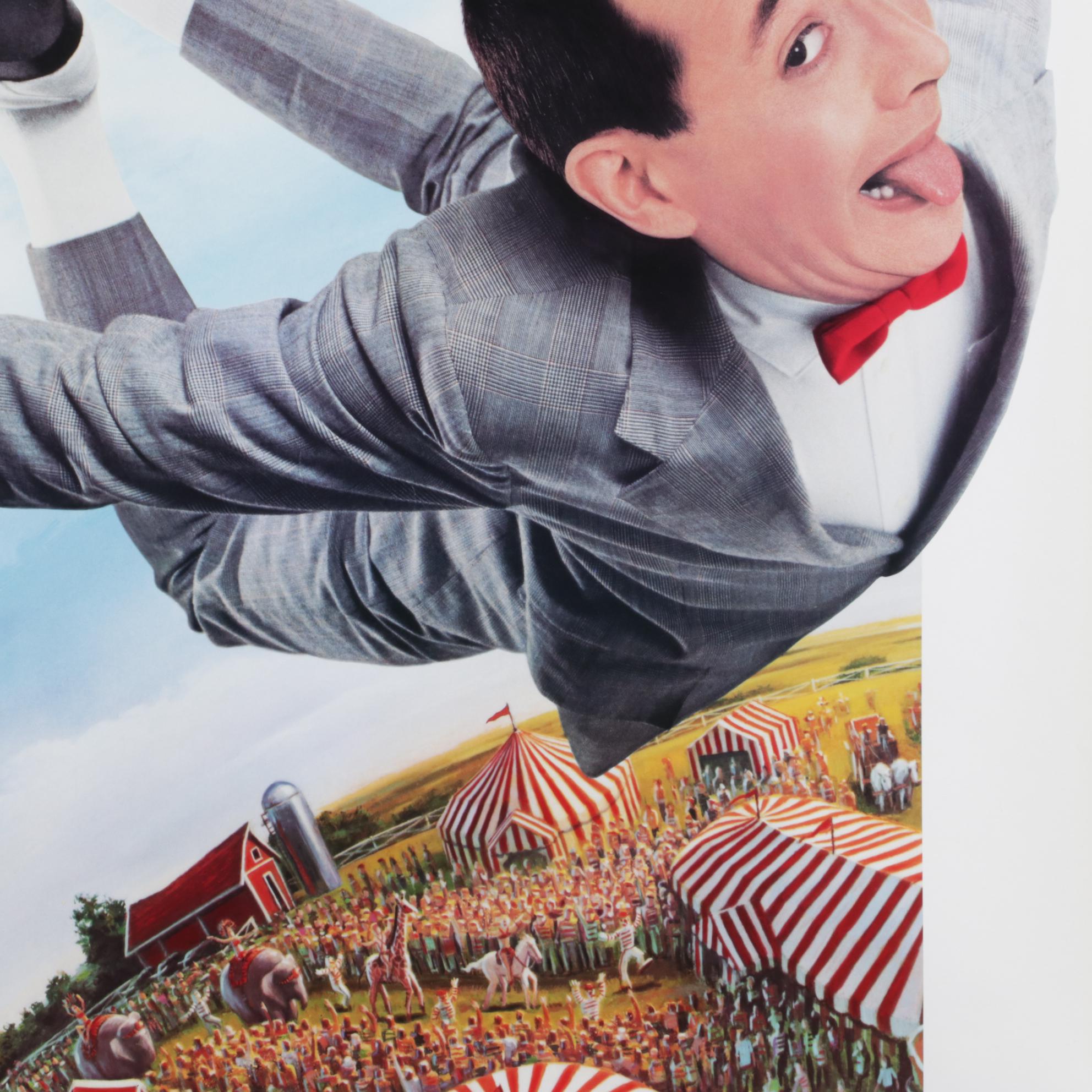 "Big Top Pee-wee" One Sheet Movie Poster, 1988