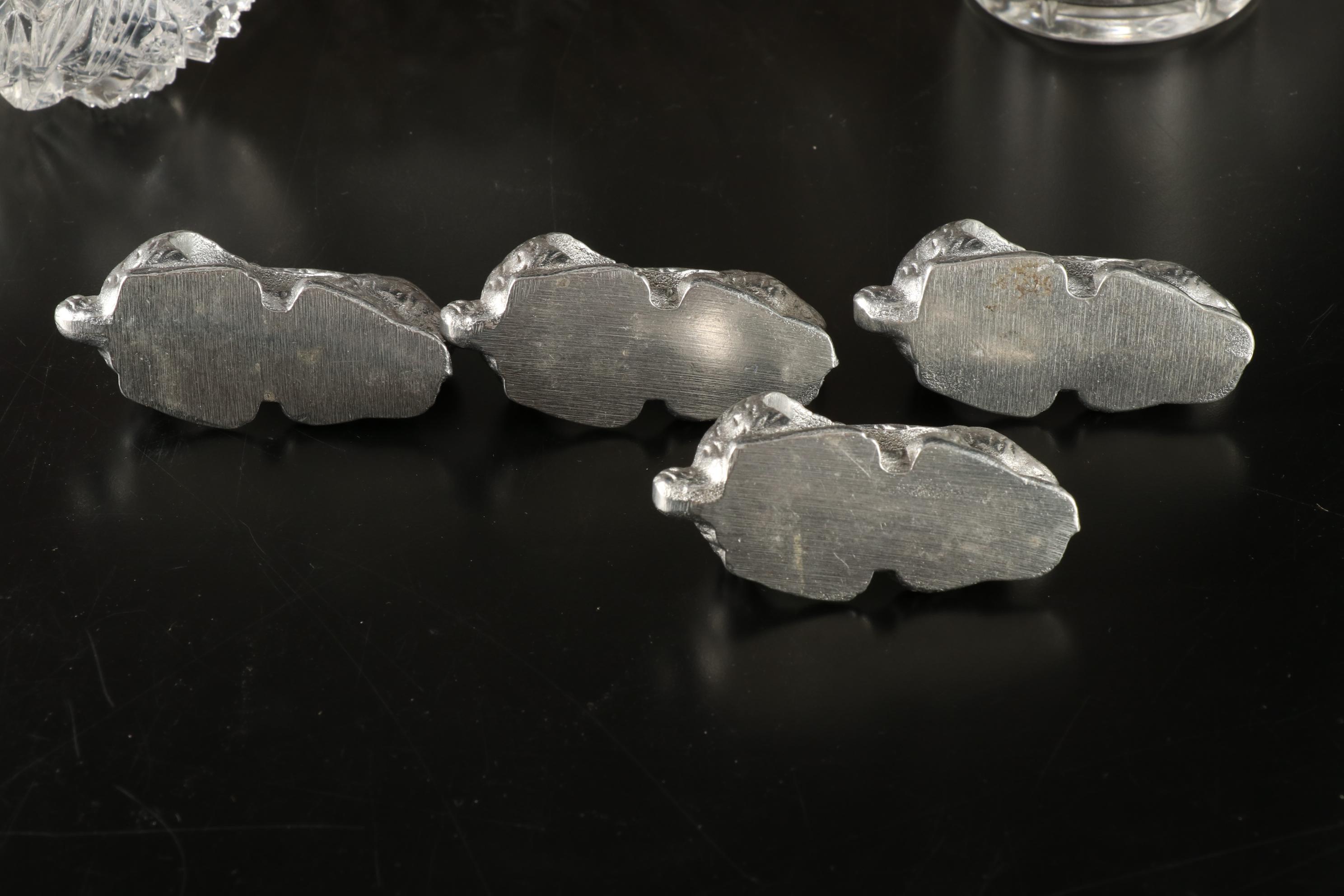 Galway Crystal Cream and Sugar, and Other Tableware, Mid to Late 20th Century