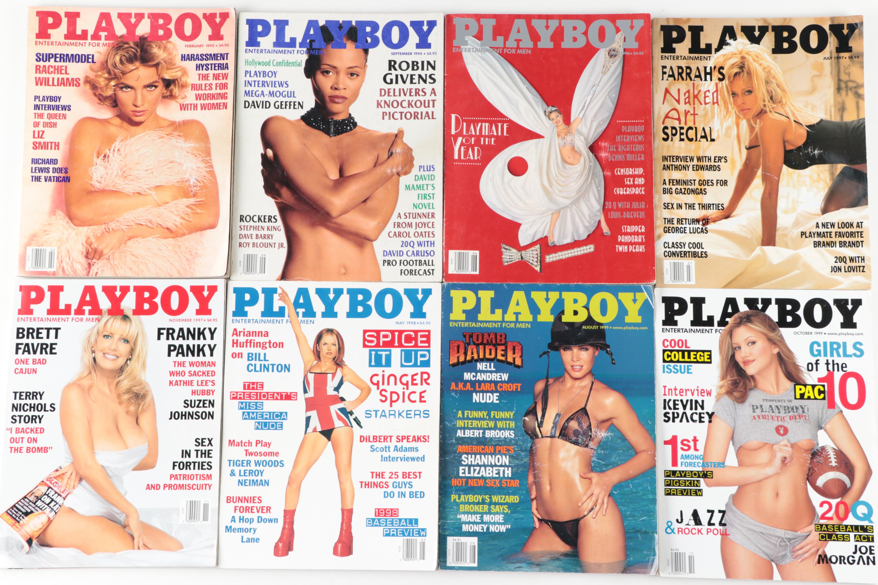 "Playboy" Magazines Including KISS, Anna Nicole Smith, Robin Givens and More