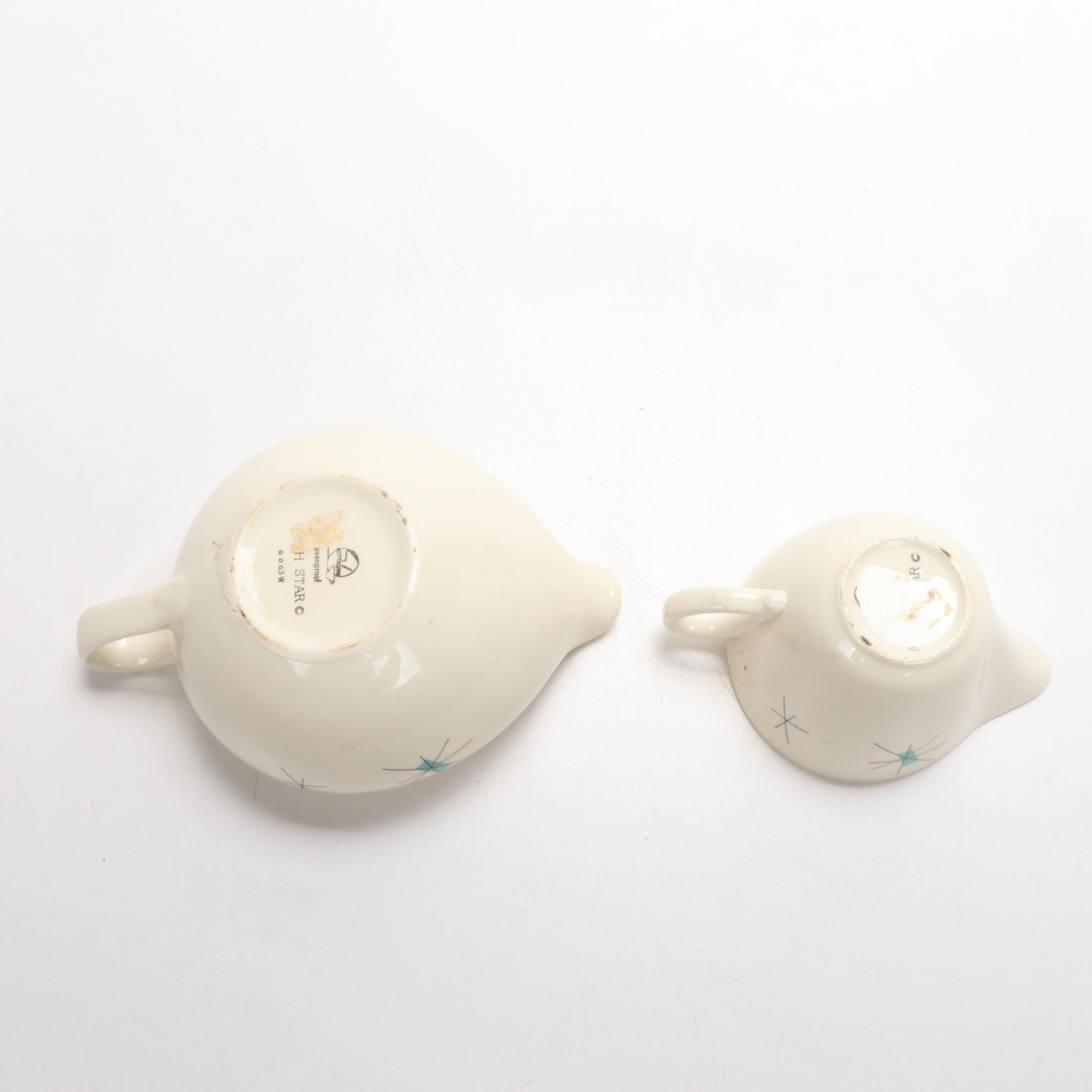 Salem "North Star" Ceramic Dinnerware and Table Accessories, Mid-20th Century