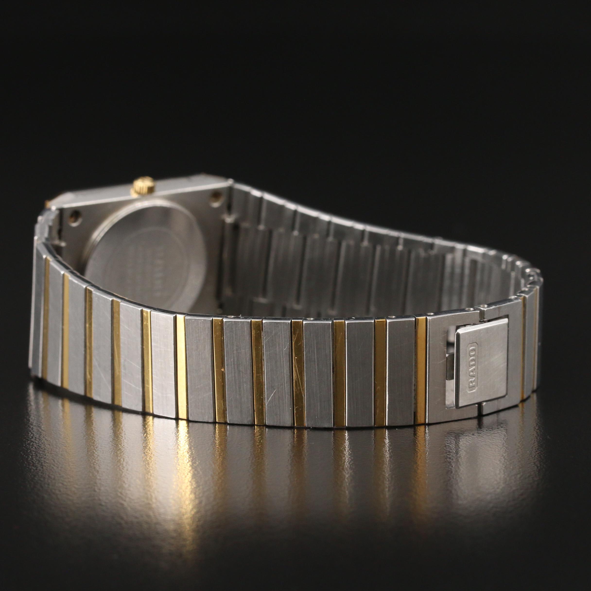 Rado "Diastar" Two-Tone Stainless Steel Quartz Watch