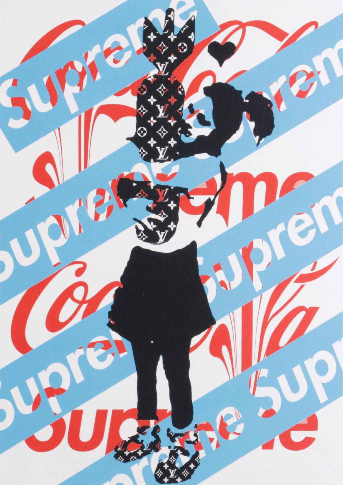 Death NYC Pop Art Graphic Prints "Banks Girl Bomb," 2020