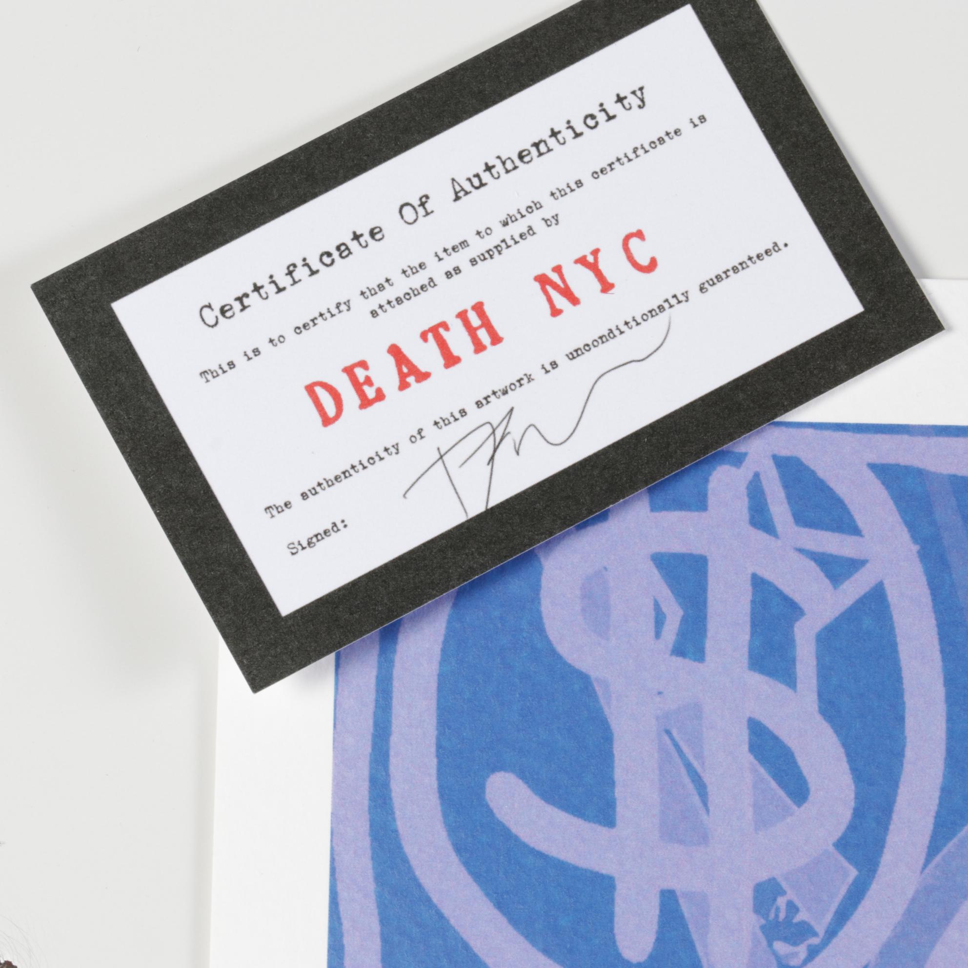 Death NYC Pop Art Graphic Prints "Banks Girl Bomb," 2020