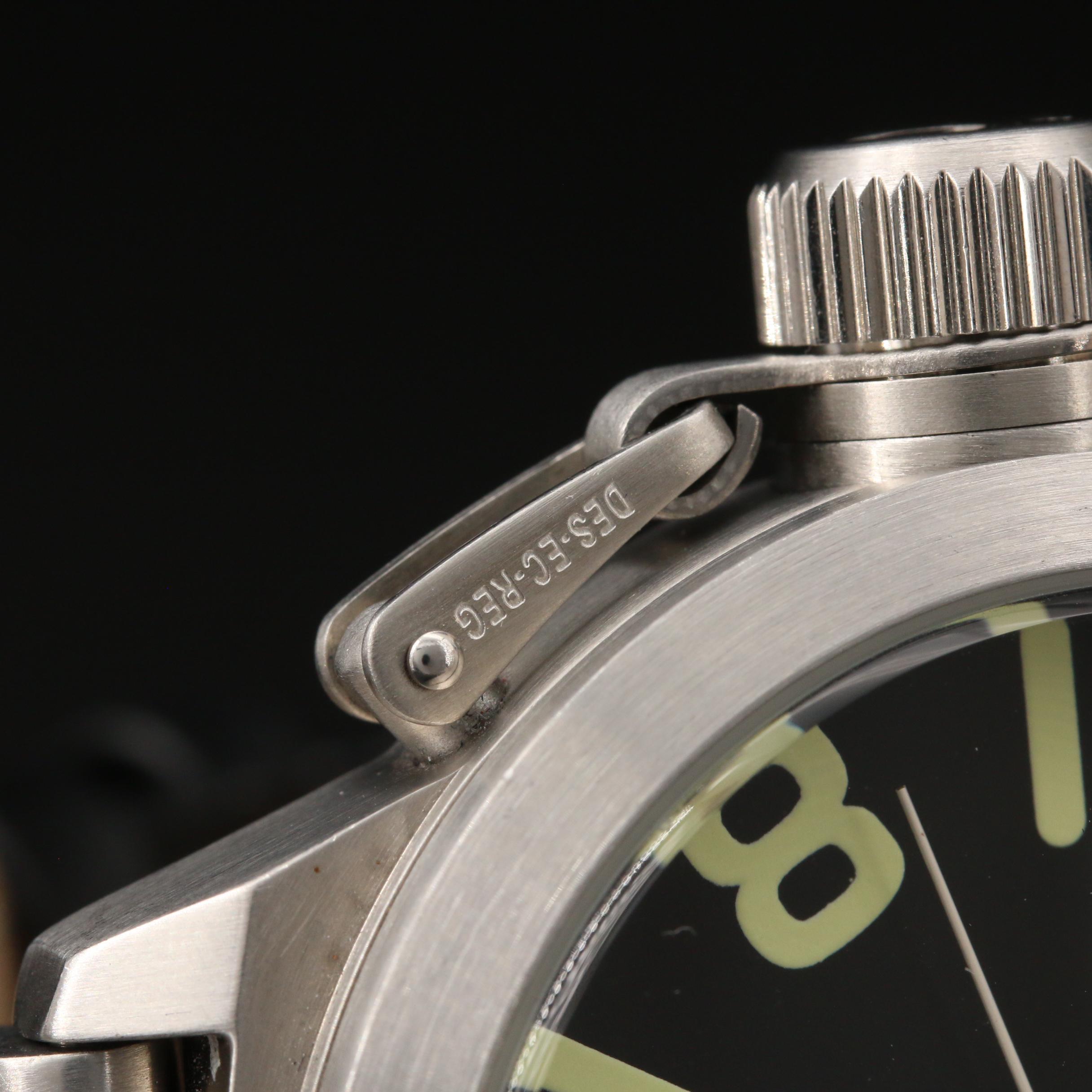 U-Boat IFO Left Hook Stainless Steel Automatic Watch