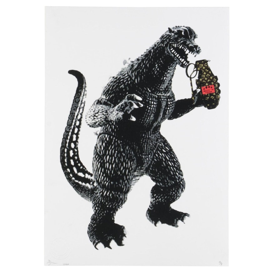 Death NYC Godzilla Pop Art Graphic Print, 2020