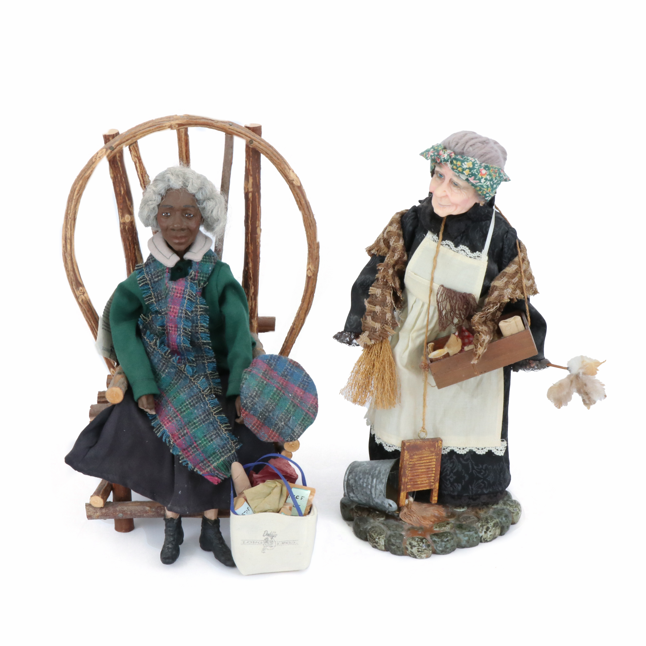 Jacqueline Kent Collection and Daddy's Long Legs Female Figurines