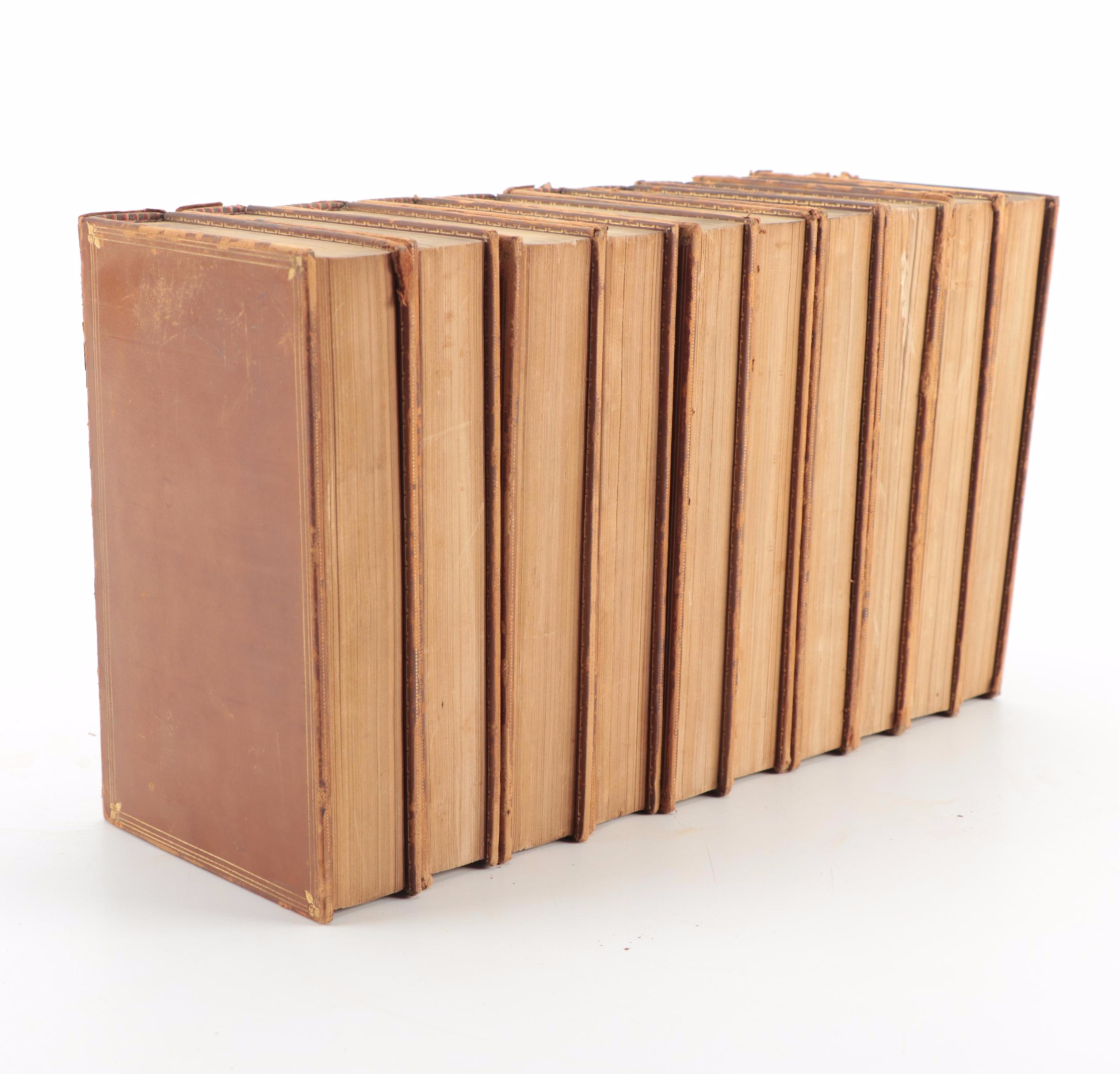 "The Life of Samuel Johnson" Complete Ten-Volume Set, 1848