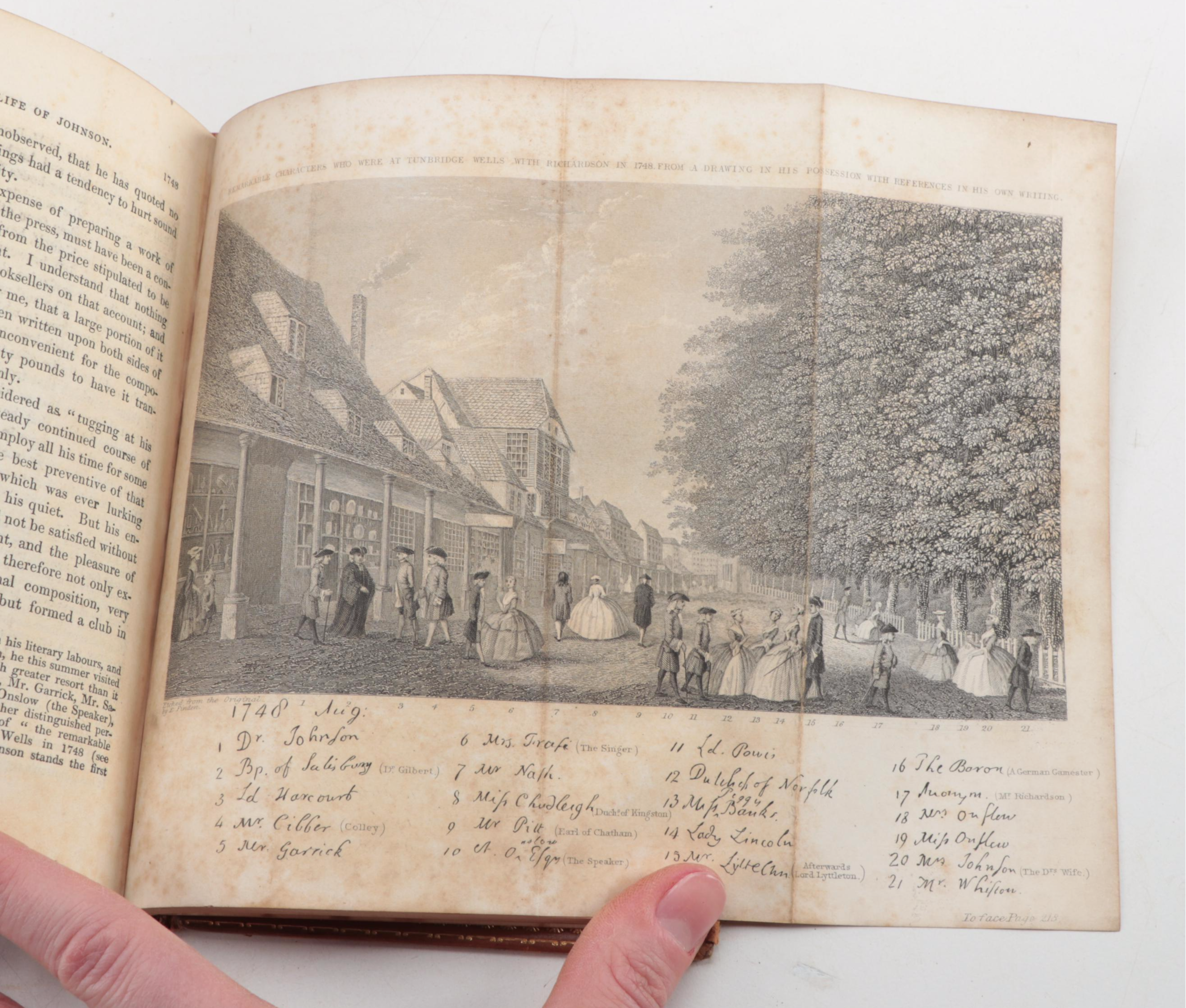 "The Life of Samuel Johnson" Complete Ten-Volume Set, 1848