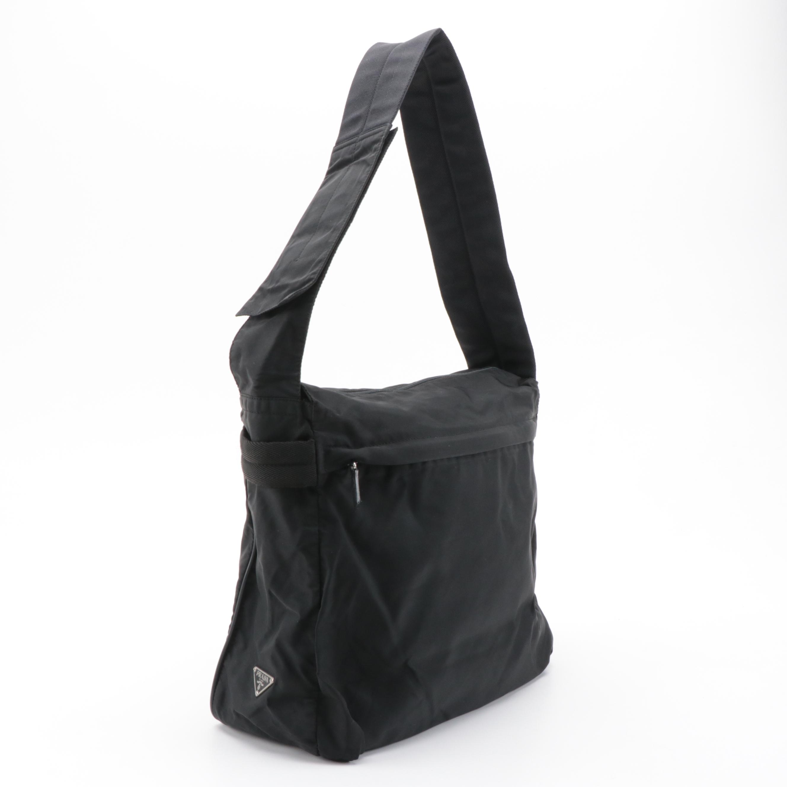 Prada Tessuto Sport Nylon Messenger Bag with Padded Strap