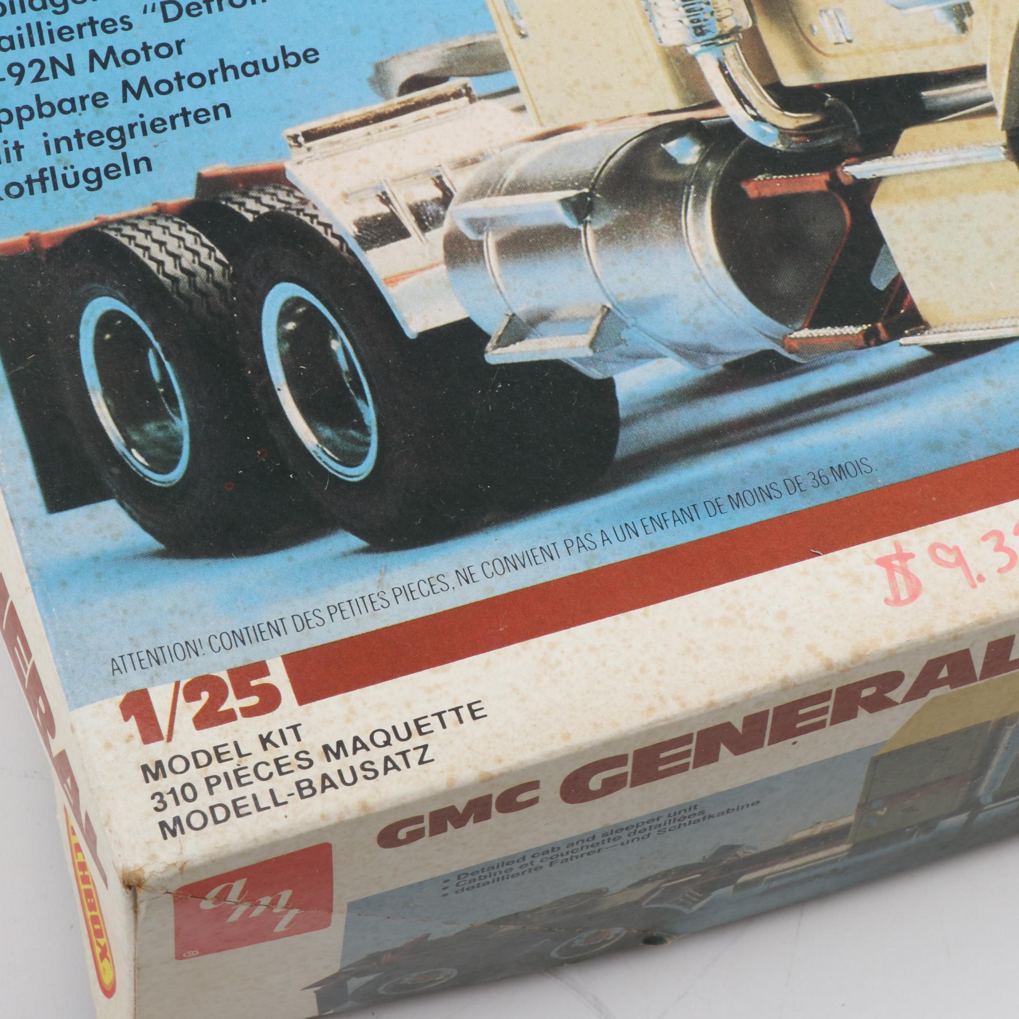 AMT GMC General and Other Truck and Trailer Model Kits