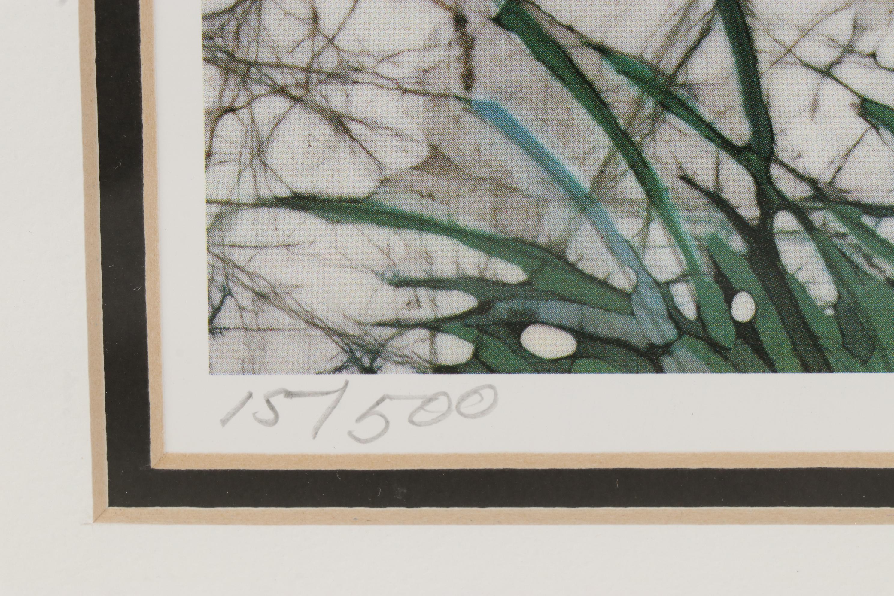 Janice Cline Limited Edition Egret Offset Lithograph, 21st Century