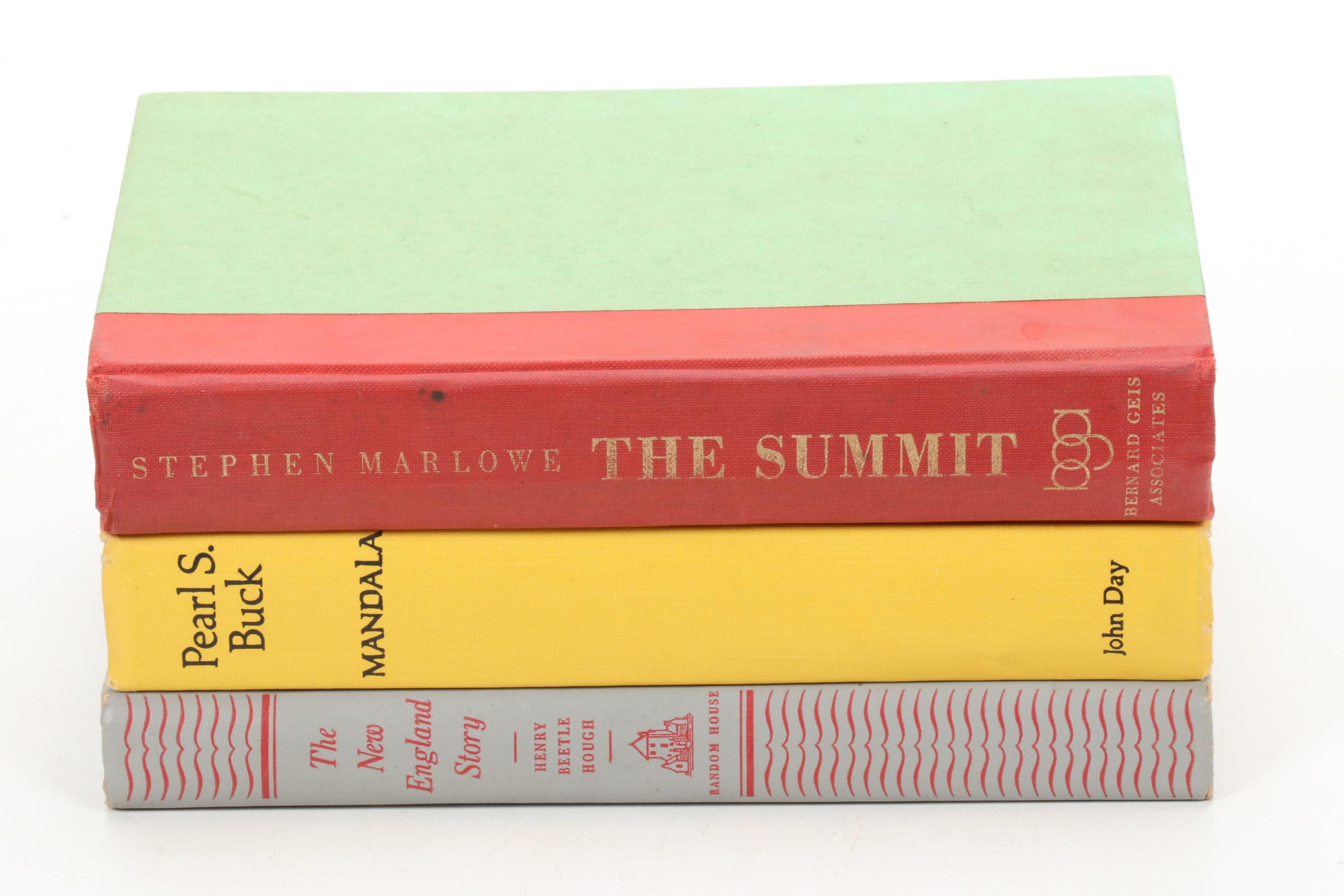 First Edition "The Summit" by Marlowe with "The Lighted Heart" by Yates and More