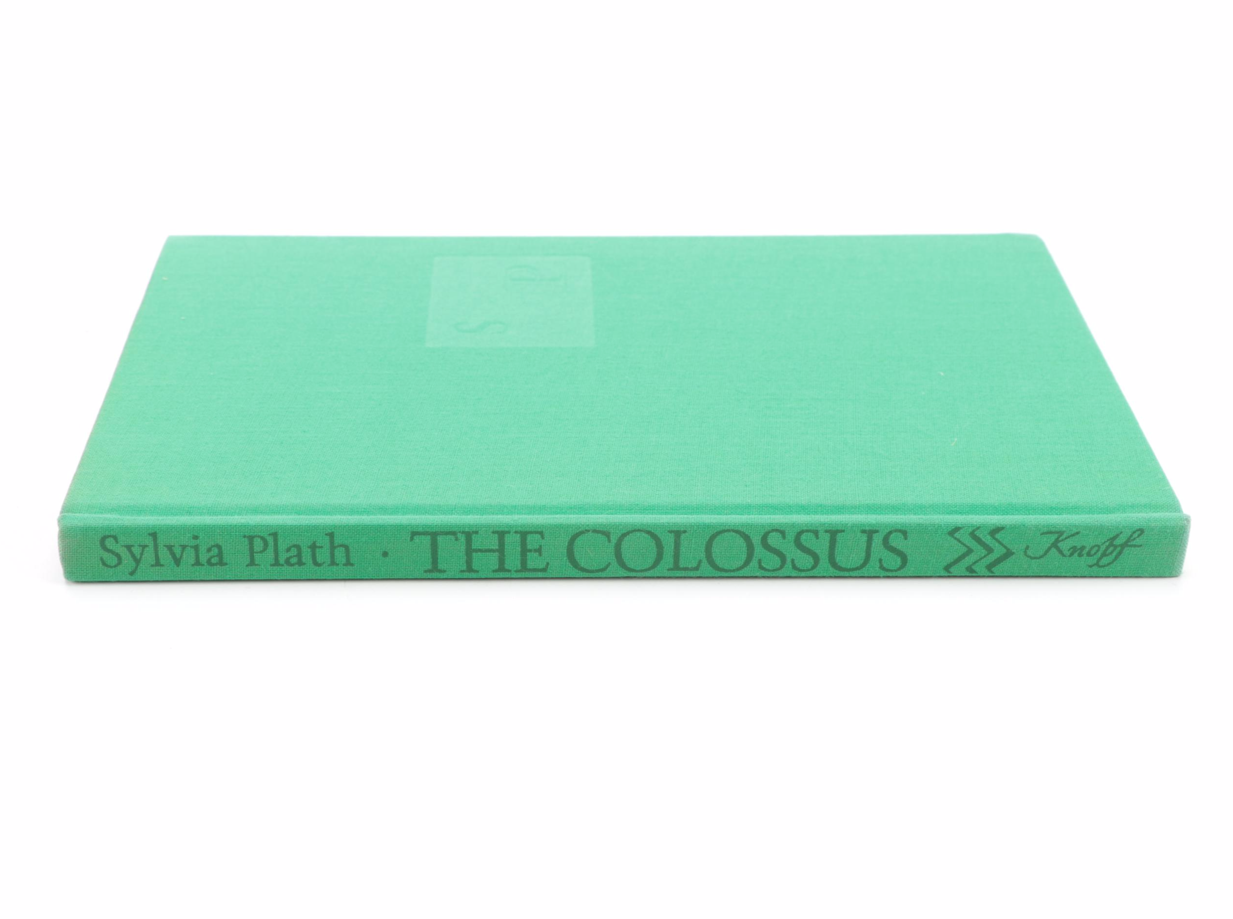 First American Edition "The Colossus and Other Poems" by Sylvia Plath, 1962