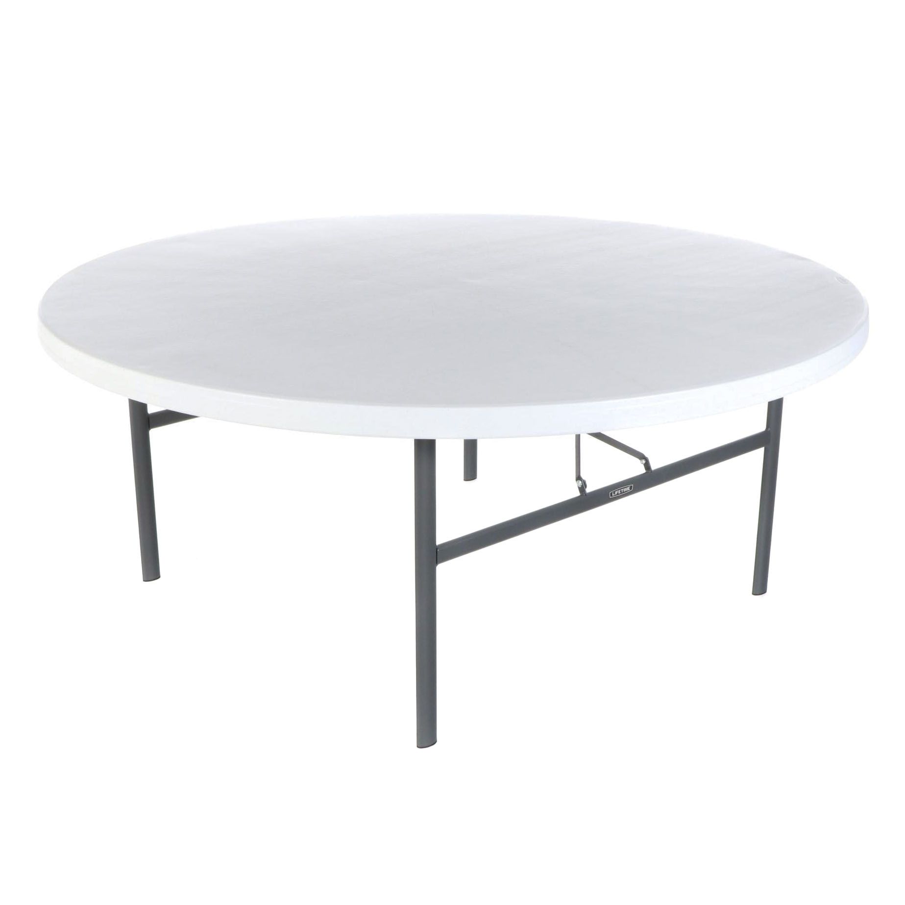 Lifetime 6' Round Polyethylene Folding Banquet Table