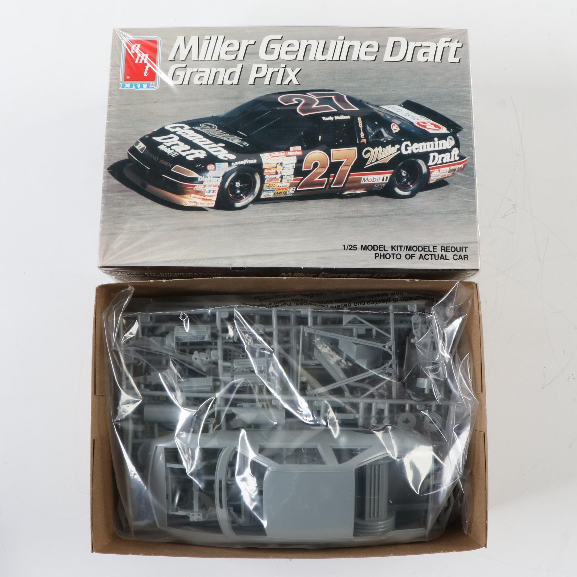 AMT Ertl Coors Bill Elliott Ford Thunderbird and Other Race Car Model Kits