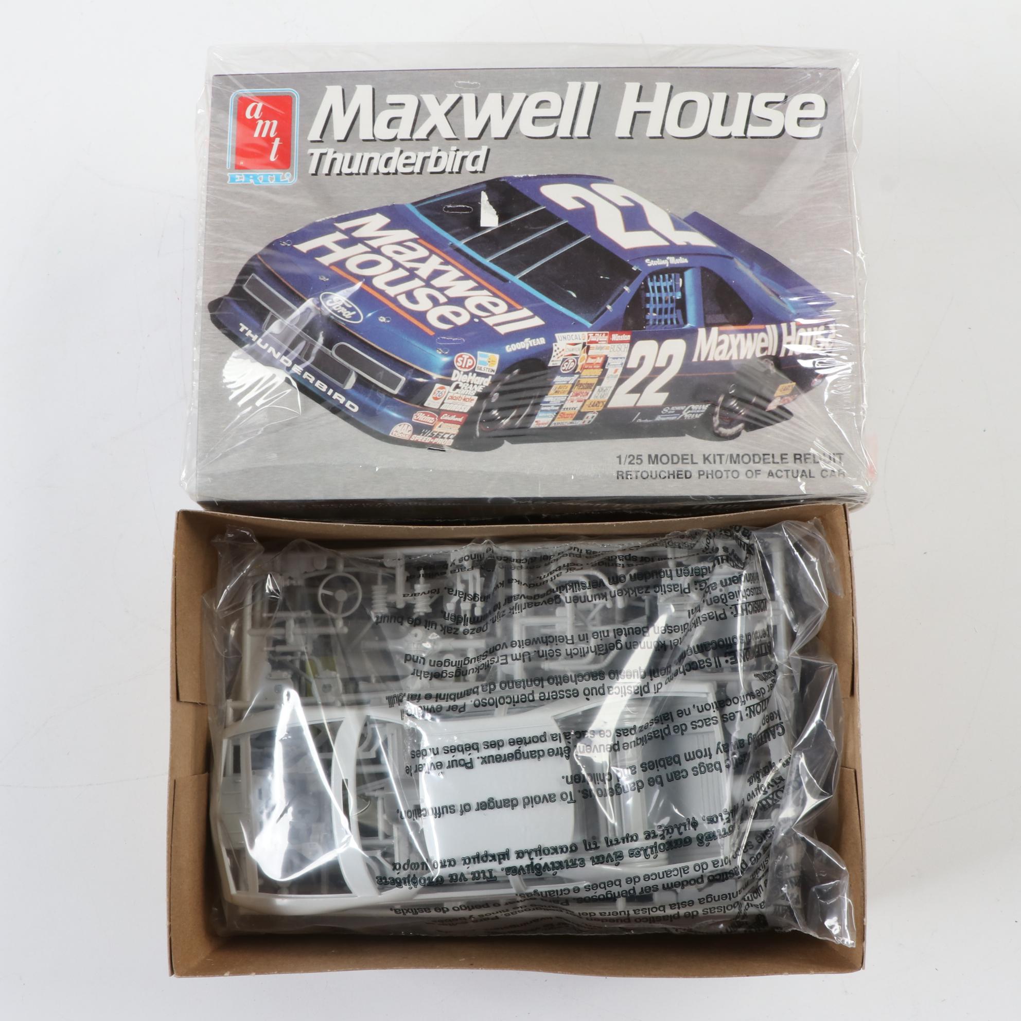 AMT Ertl Coors Bill Elliott Ford Thunderbird and Other Race Car Model Kits