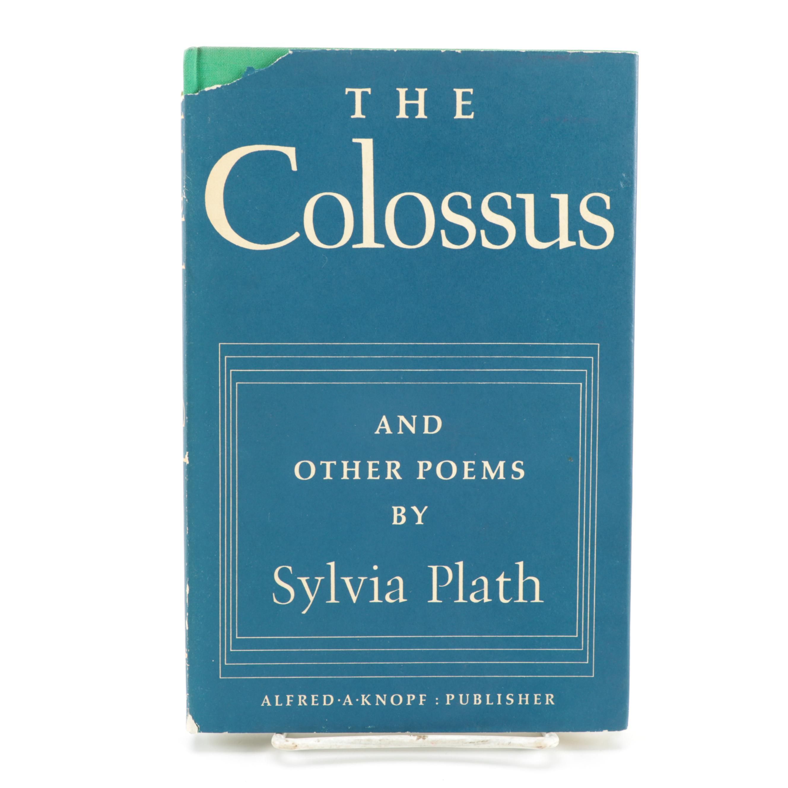 First American Edition "The Colossus and Other Poems" by Sylvia Plath, 1962