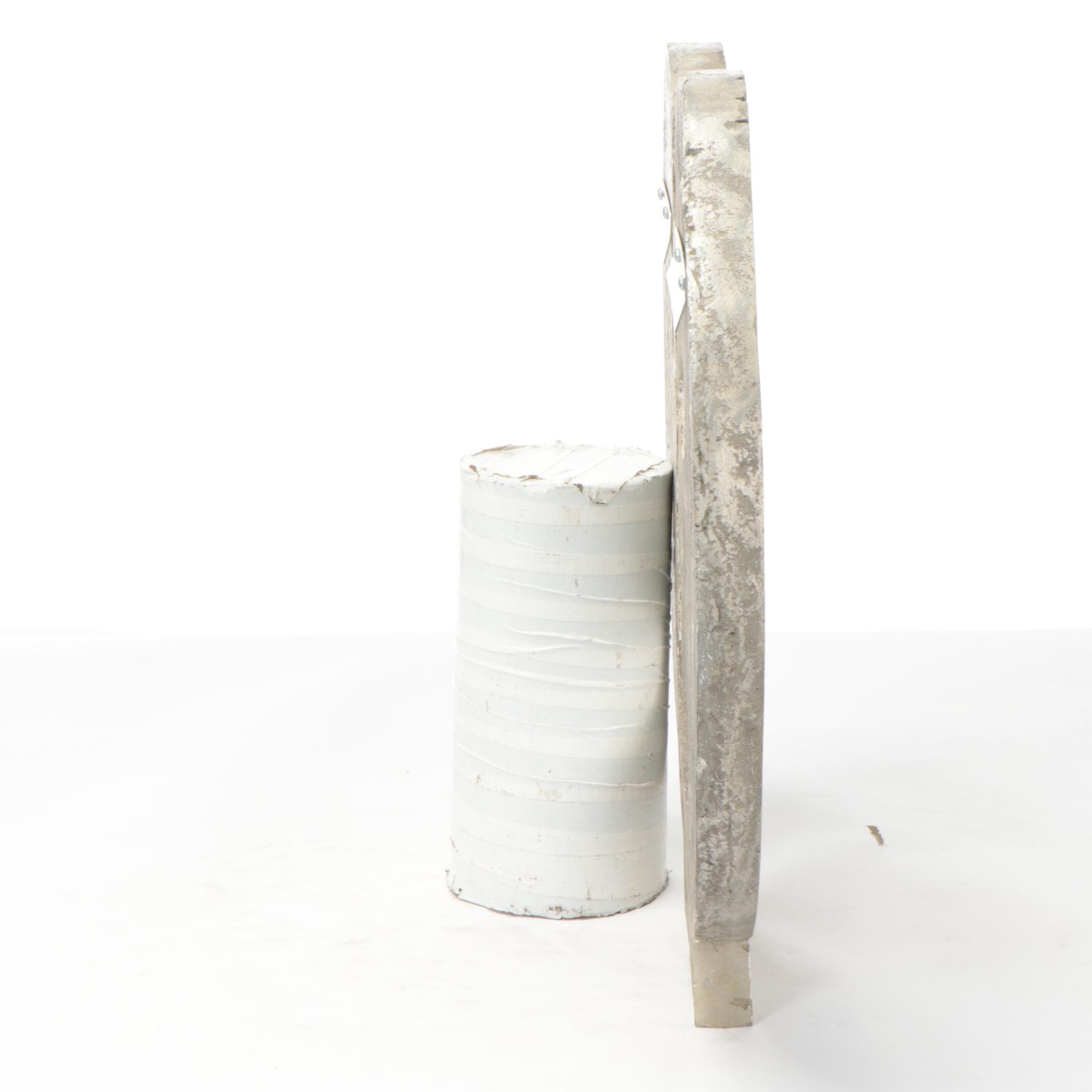 Carved Metal Silhouette Sculpture