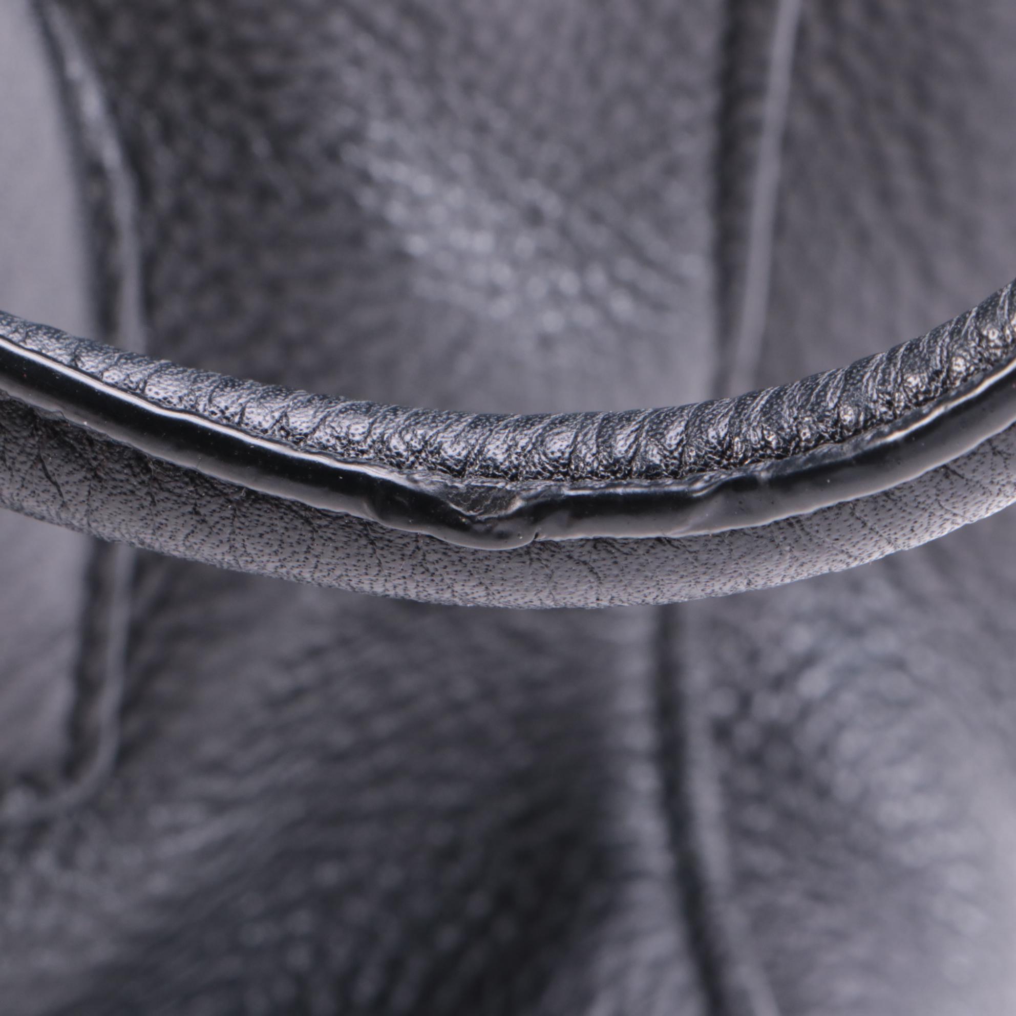 Prada Twin Pocket Flap Tote in Black Vitello Daino Leather