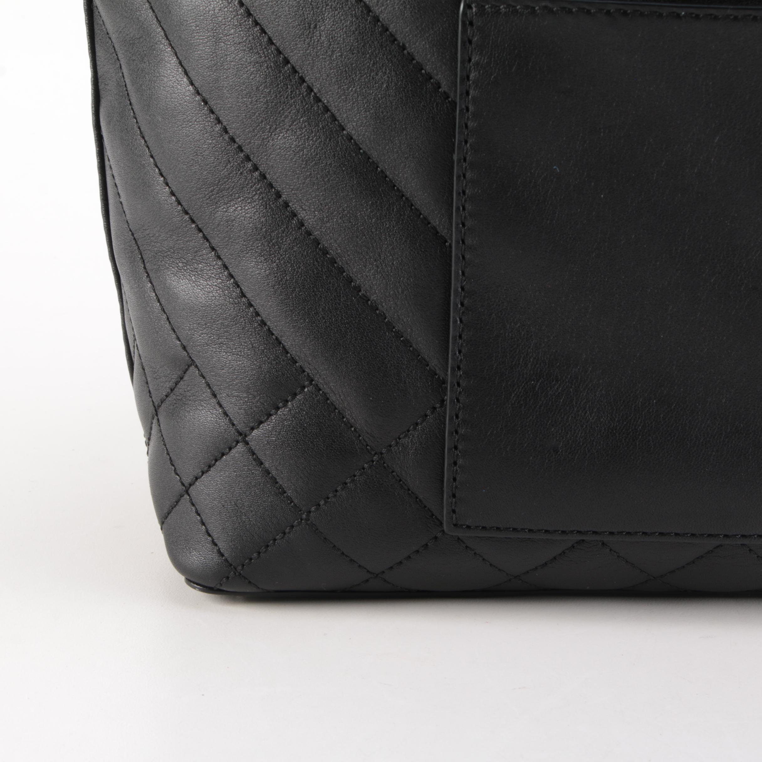 Michael Kors Quilted Drawstring Tote with Hudson Continental Wallet in Leather