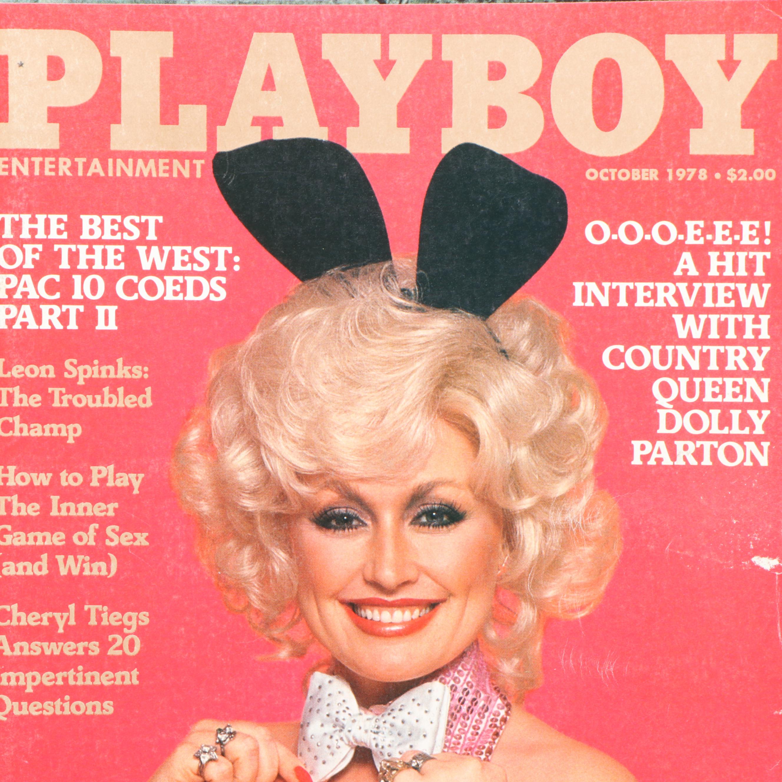 "Playboy" Magazines Including Dolly Parton and More, 1972–1978