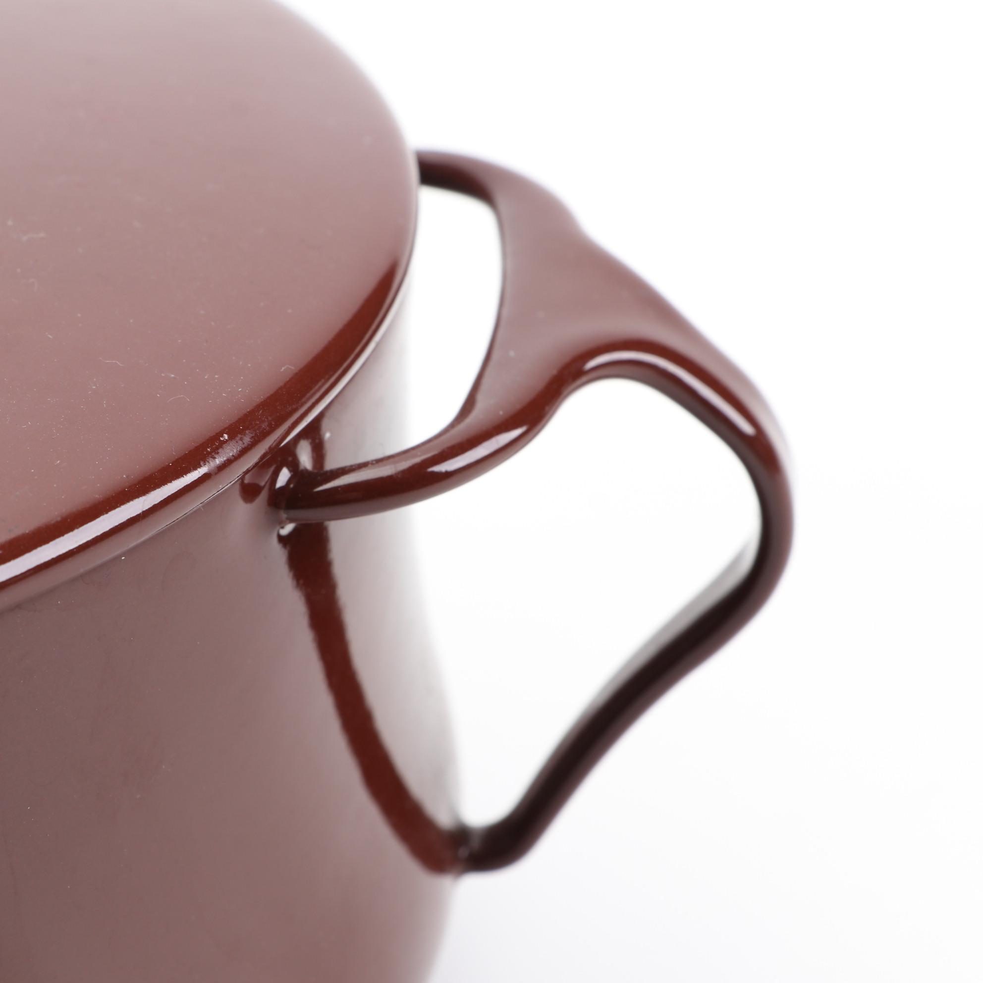 Dansk Brown Kobenstyle Enameled Casserole Dishes and Cookware, 1975–1983