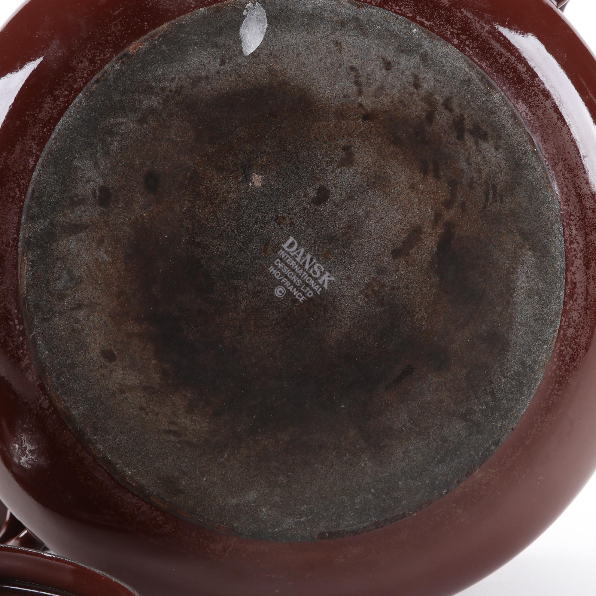 Dansk Brown Kobenstyle Enameled Casserole Dishes and Cookware, 1975–1983