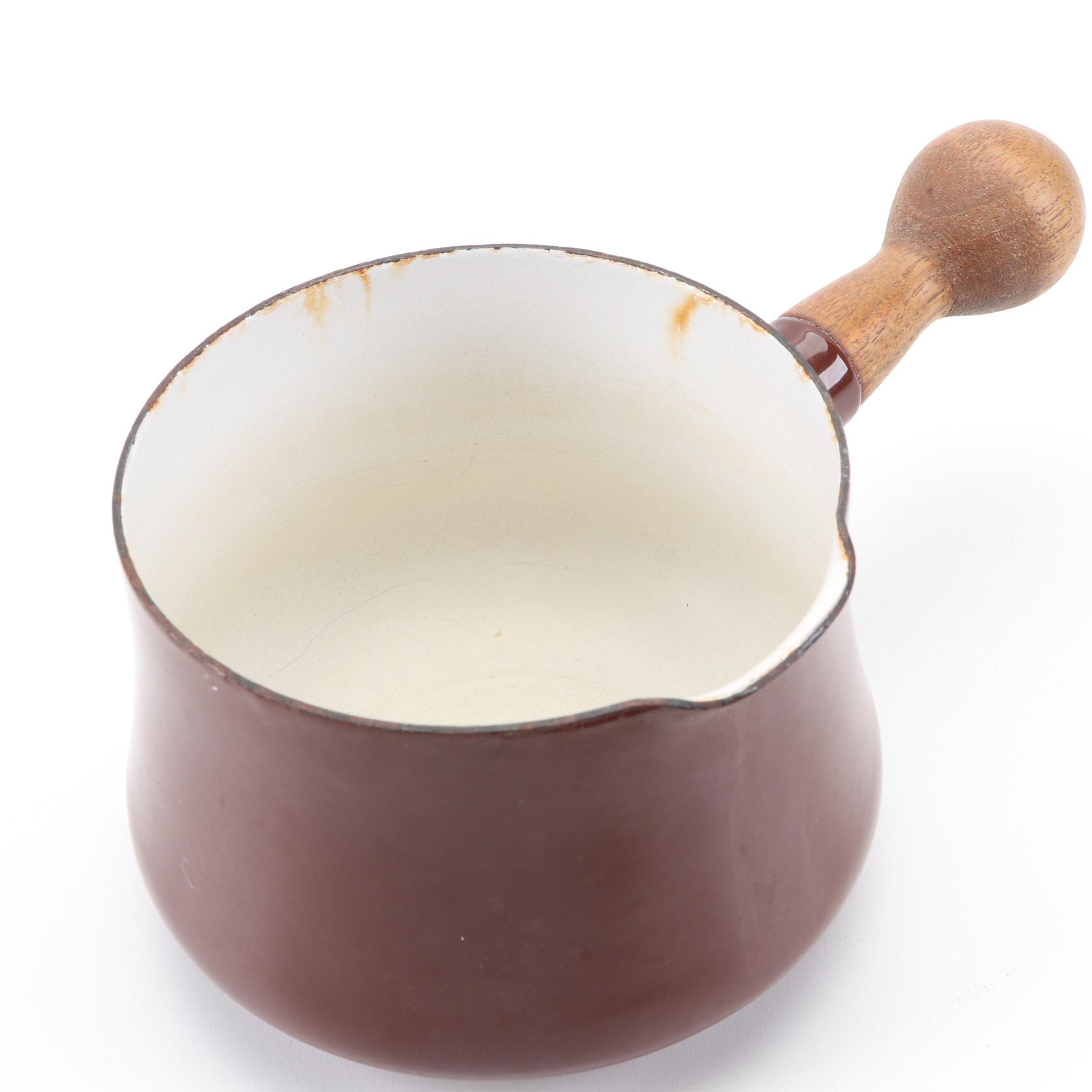 Dansk Brown Kobenstyle Enameled Casserole Dishes and Cookware, 1975–1983