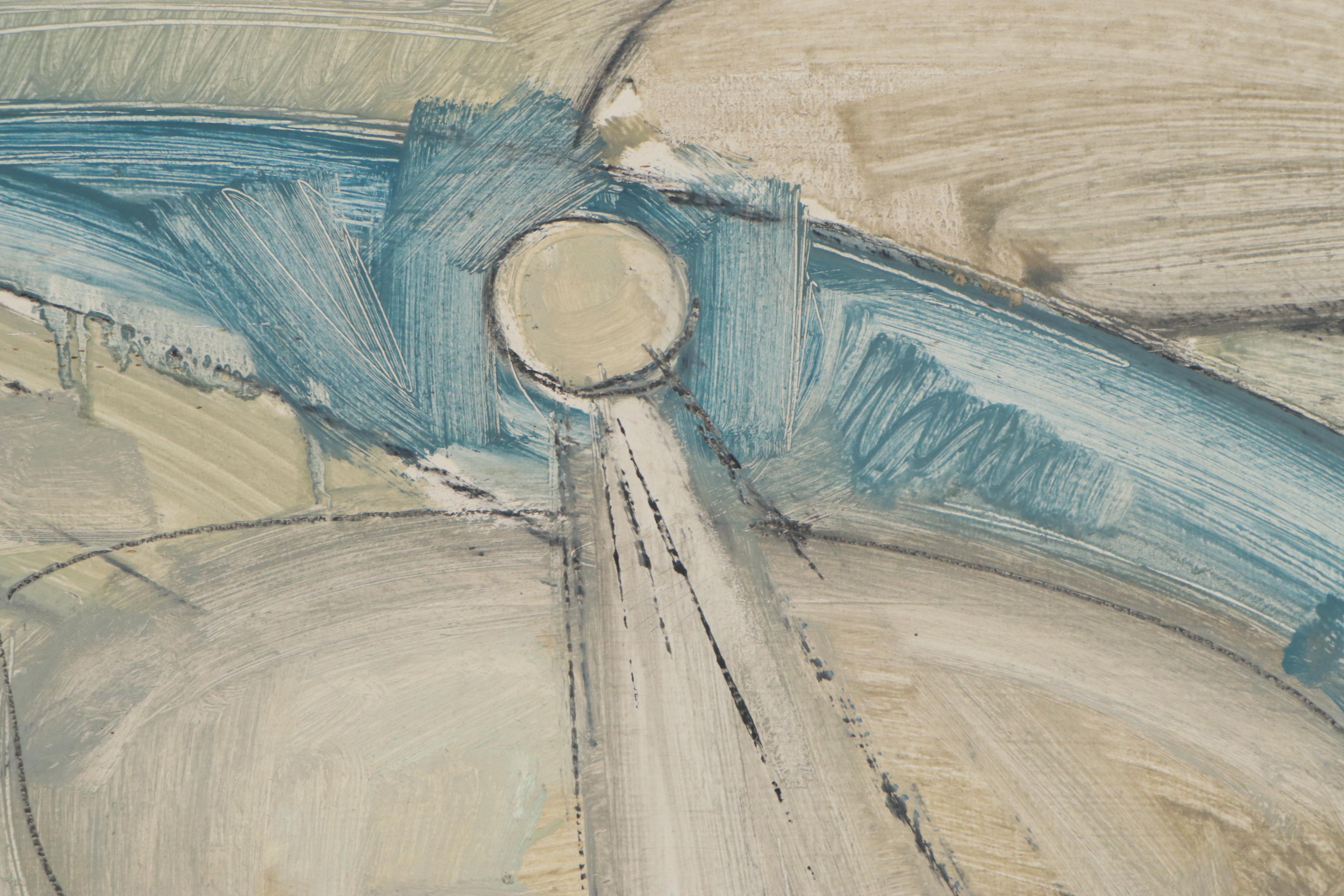 Jack Meanwell Oil Painting "Island Sun," Late 20th Century