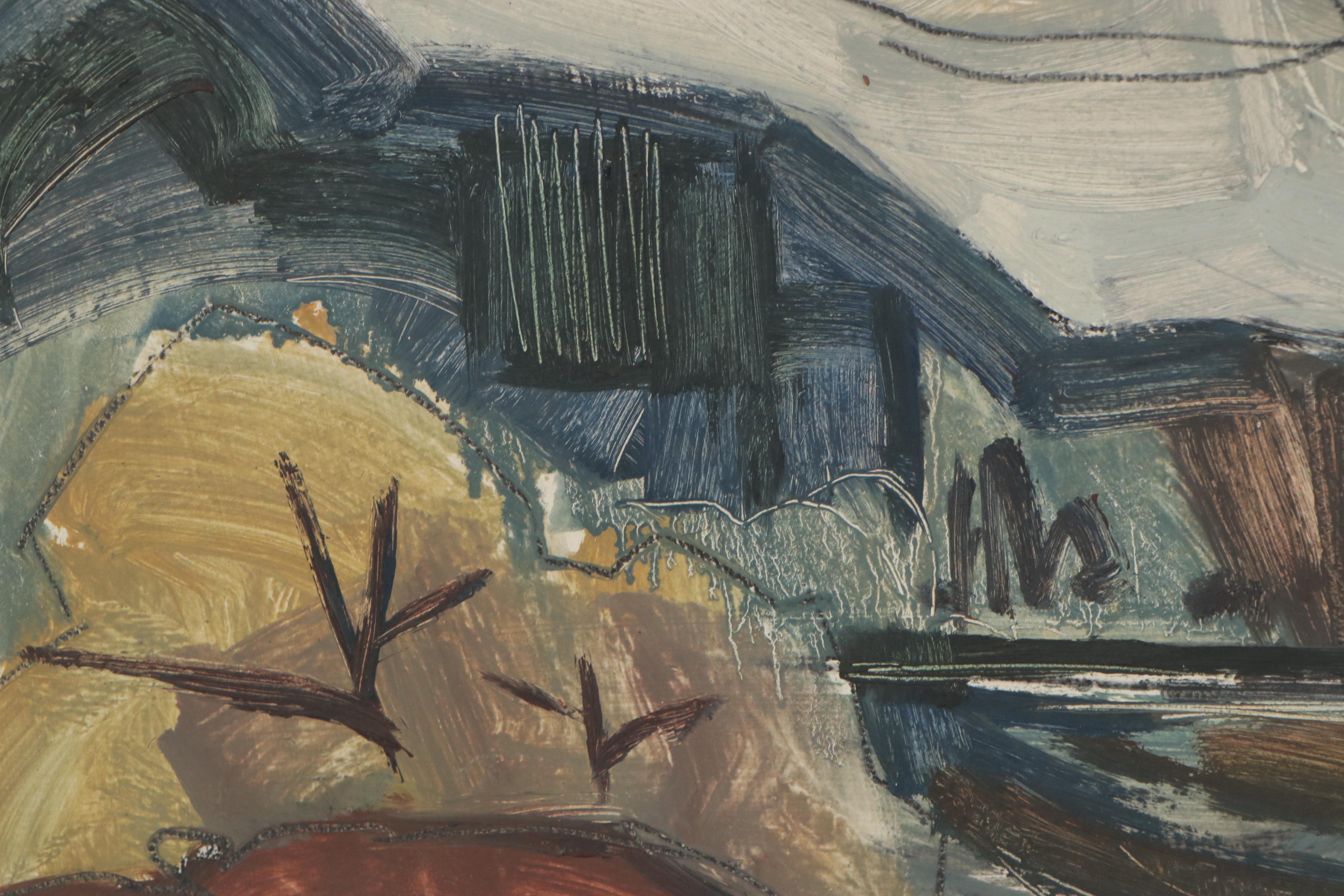 Jack Meanwell Oil Painting "Island Sun," Late 20th Century