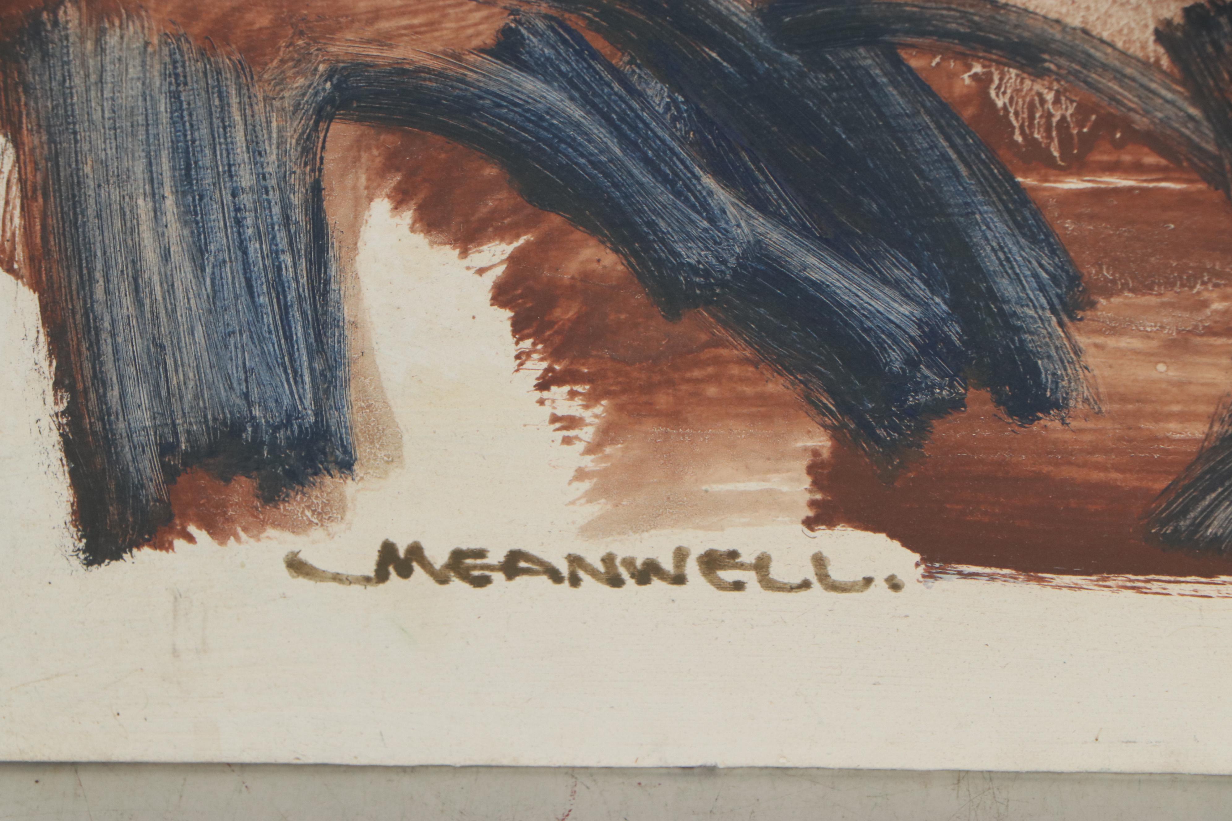 Jack Meanwell Oil Painting "Island Sun," Late 20th Century