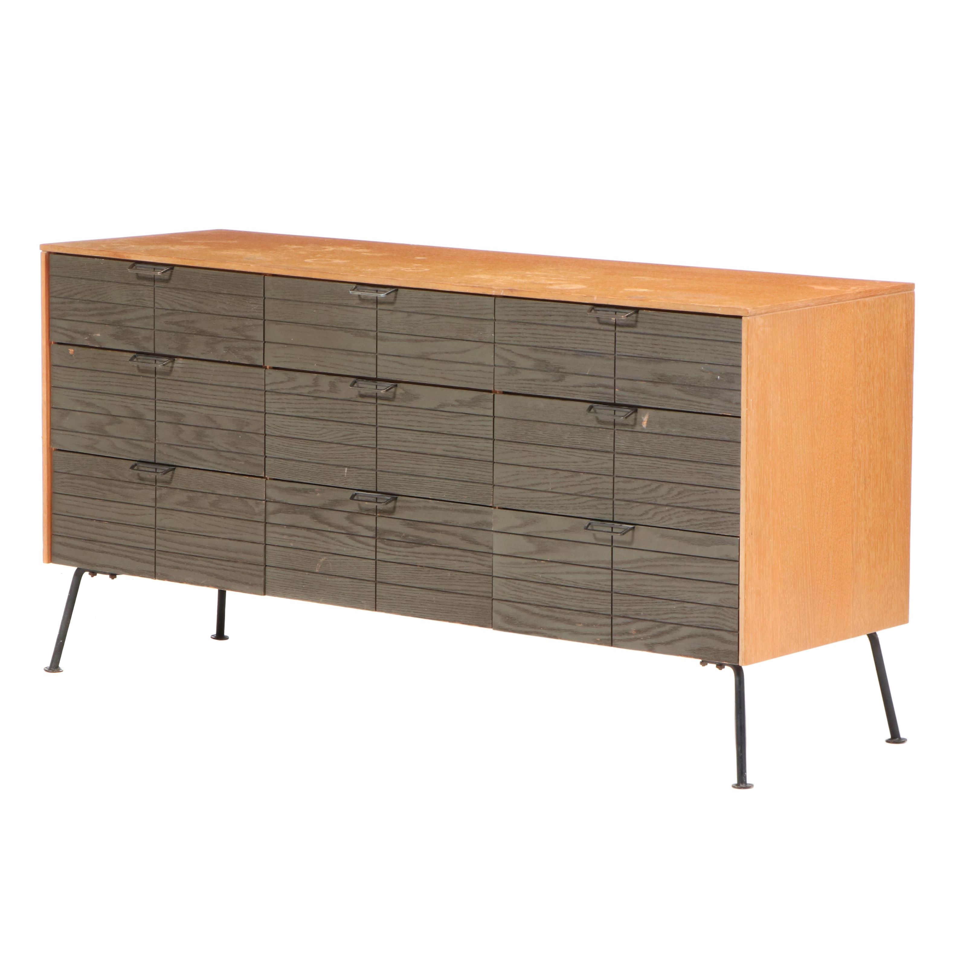 Raymond Loewy for Mengel Mid Century Modern Oak and Blonde Wood Dresser