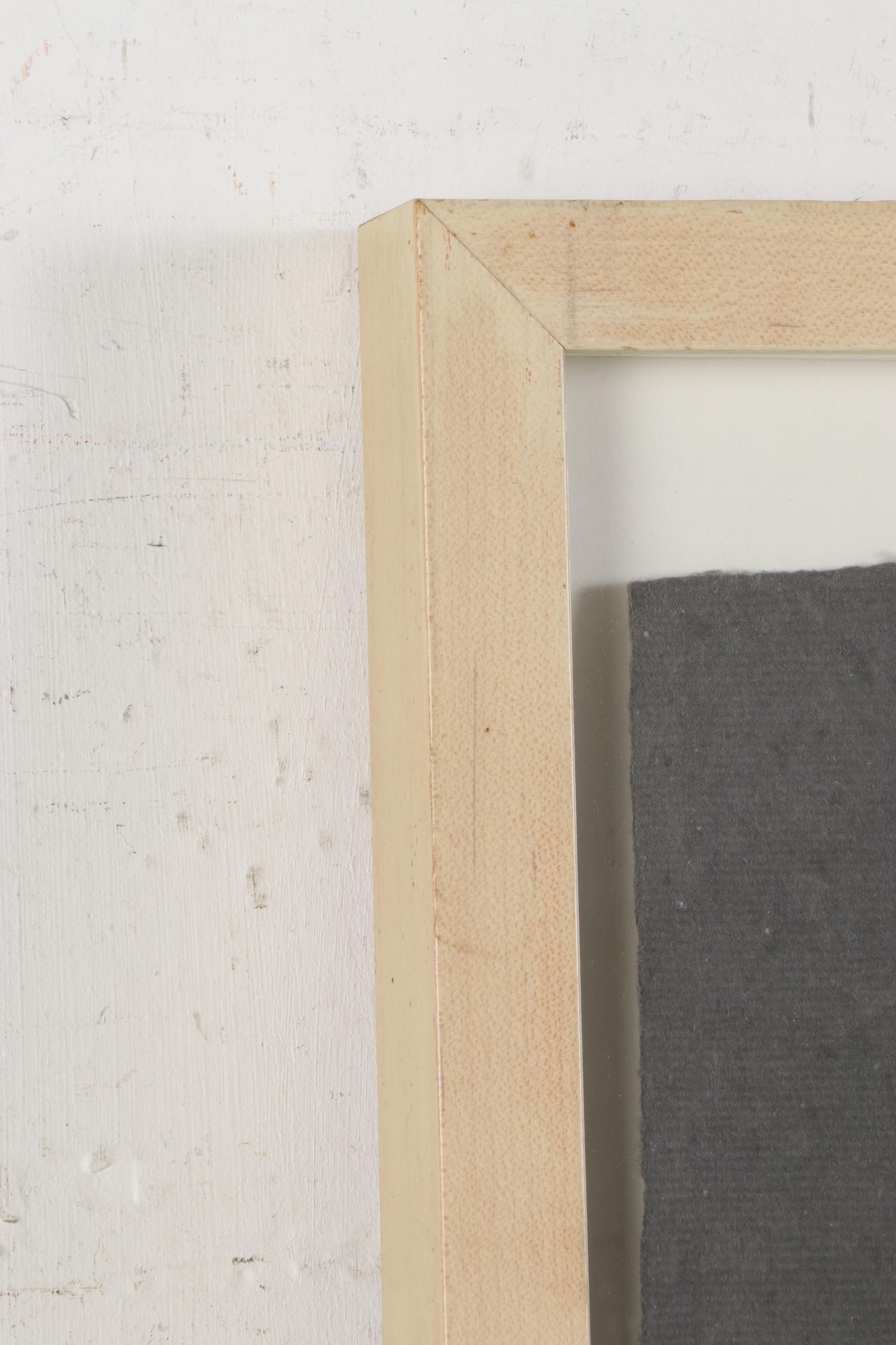 Paula Nees Gouache Painting of Abstract Composition, 1999